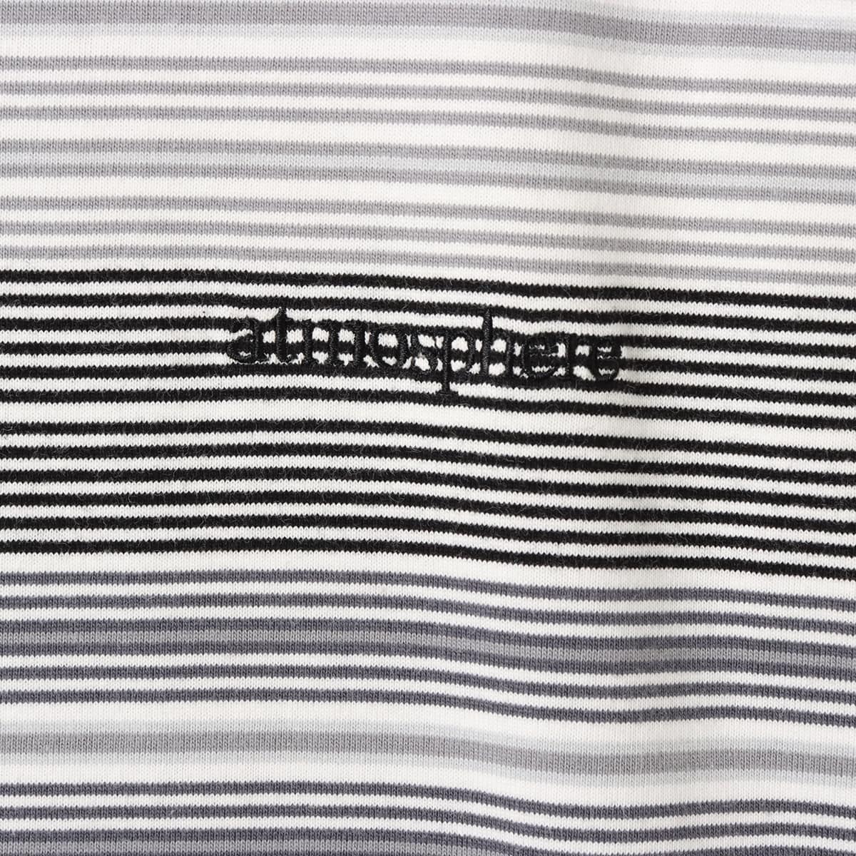 atmos Multi-color Border T-shirt BLACKの画像