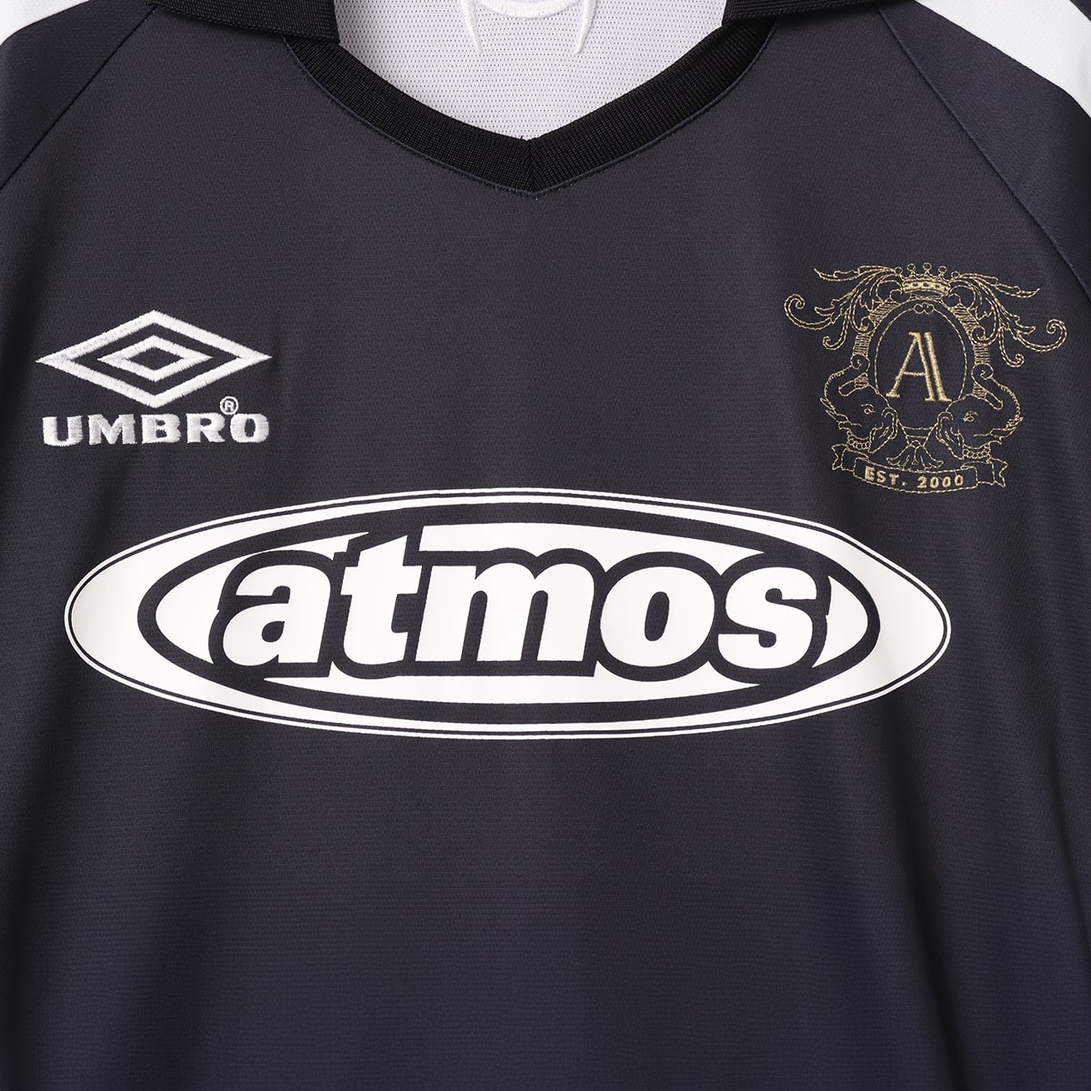 UMBRO x atmos SS Soccer Jersey BLACKの画像