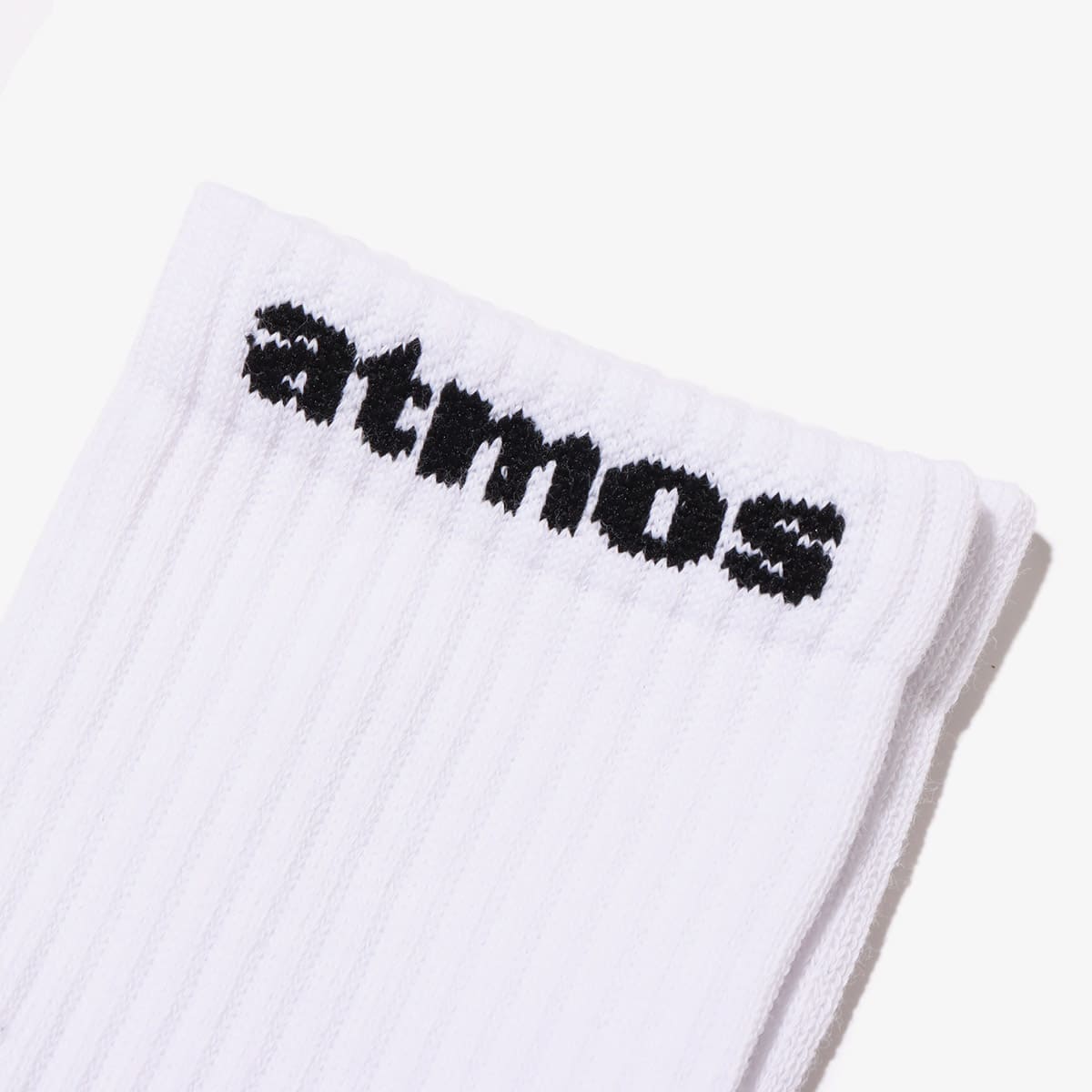 atmos SMALL JACQUARD LOGO 3P SOCKS WHITEの画像