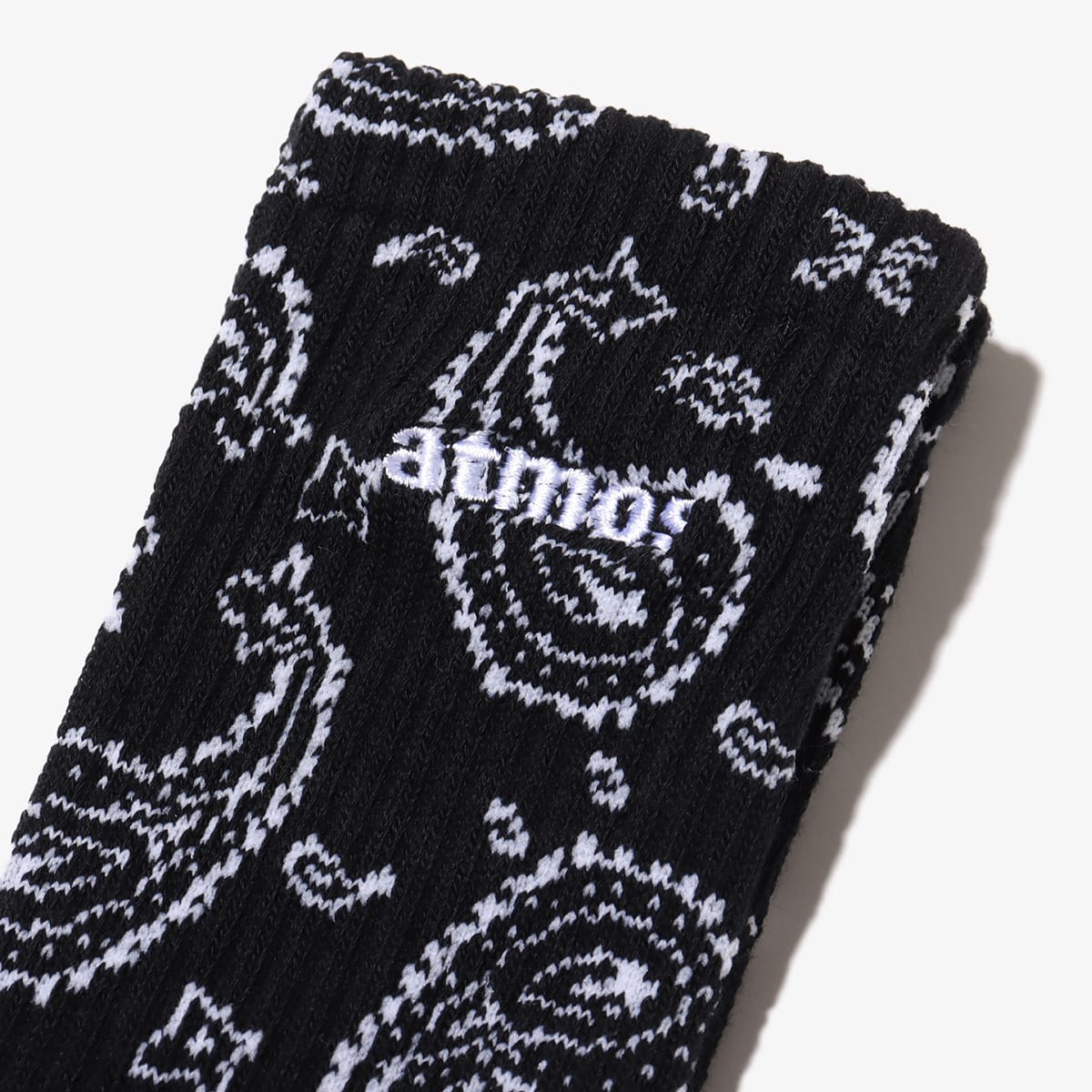 atmos PAISLEY SOCKS BLACKの画像