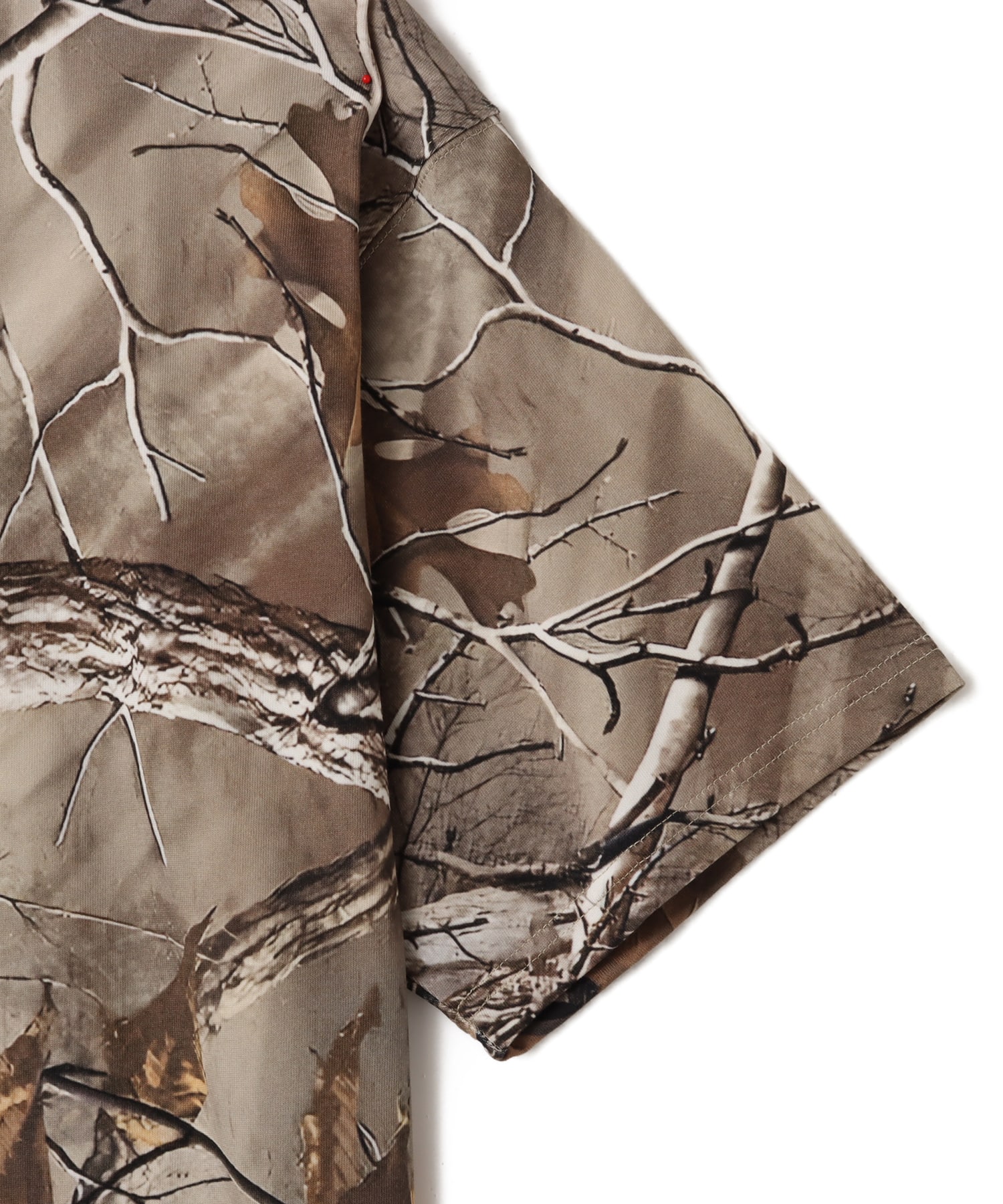 atmos Embroidery Classic Logo CAMO T-shirt BEIGEの画像
