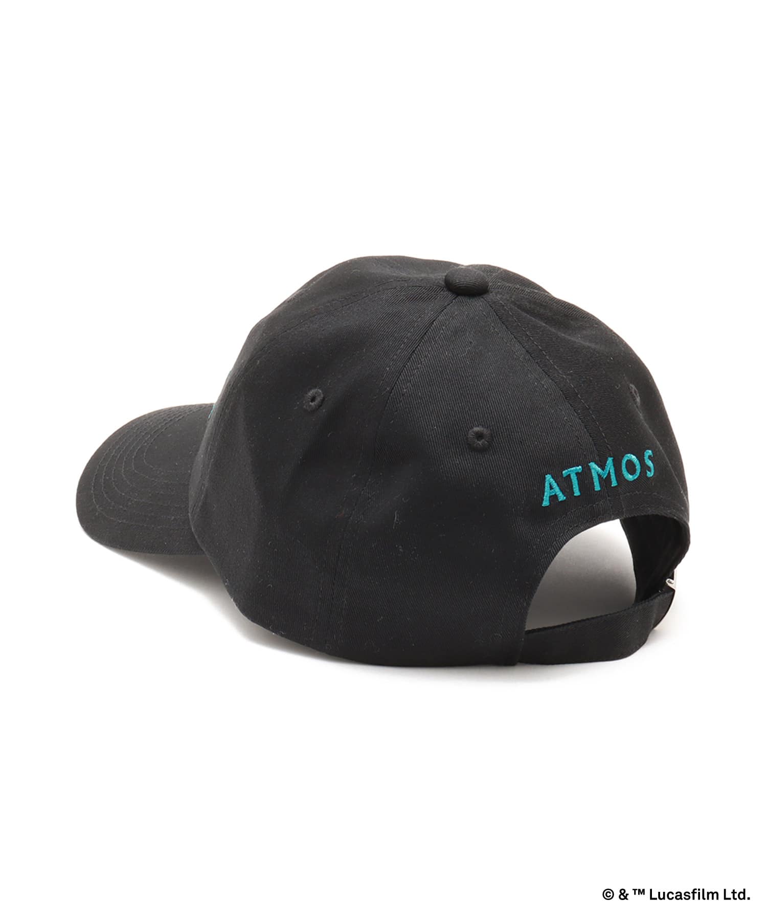 atmos [STAR WARS] カタカナ Logo Cap BLACKの画像
