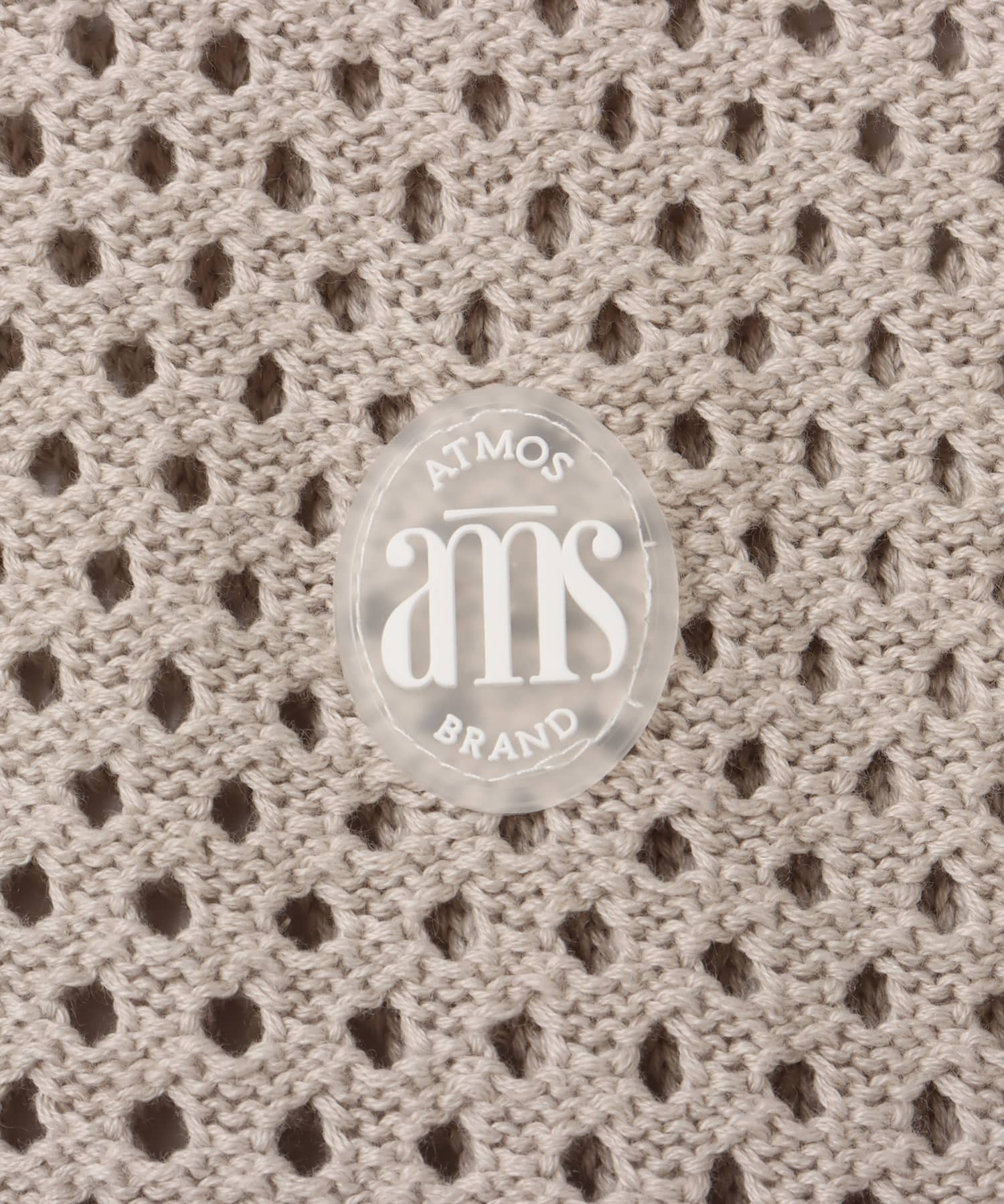 atmos Crochet Polo Sweater BEIGEの画像