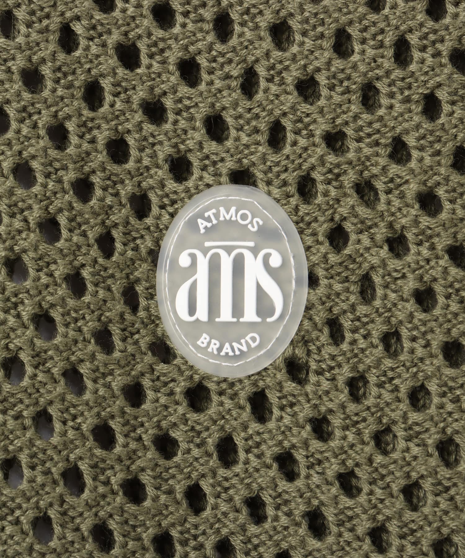 atmos Crochet Polo Sweater GREENの画像