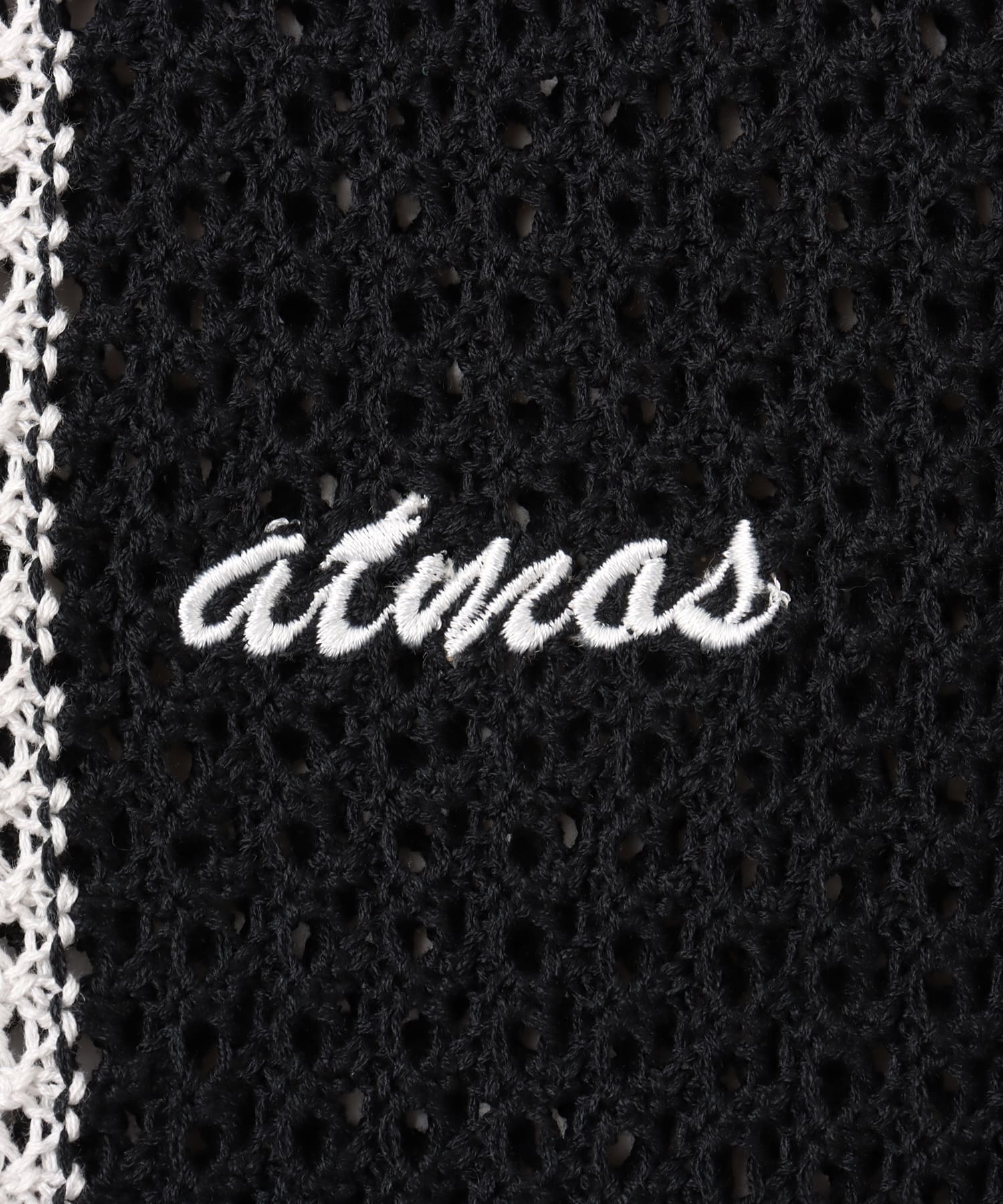 atmos S/S Gradient Knit Shirt BLACKの画像