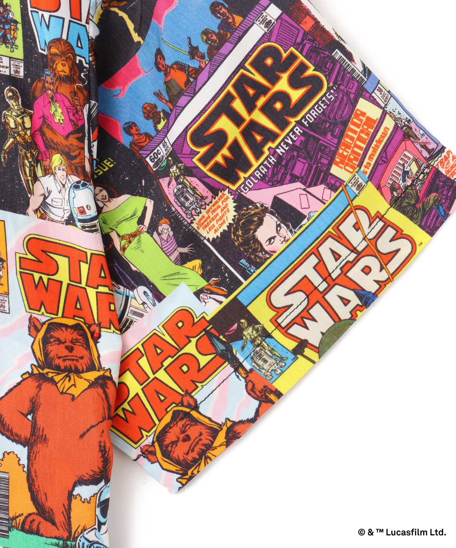atmos [STAR WARS] Comic Cover Pattern Shirt MULTIの画像