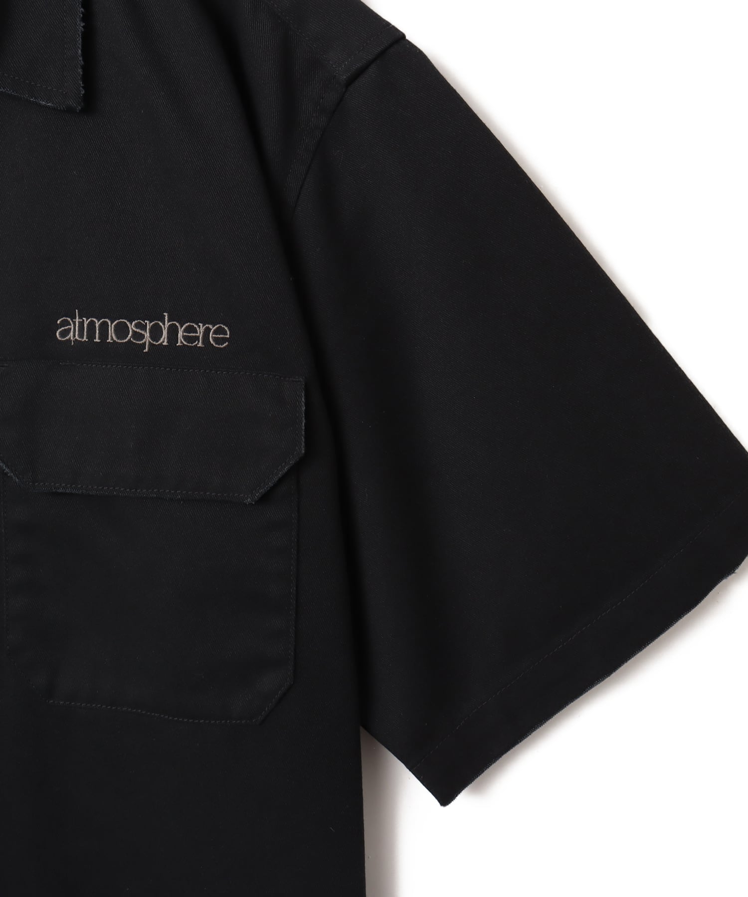 Dickies x atmos Utility WORK SS SHIRT BLACKの画像