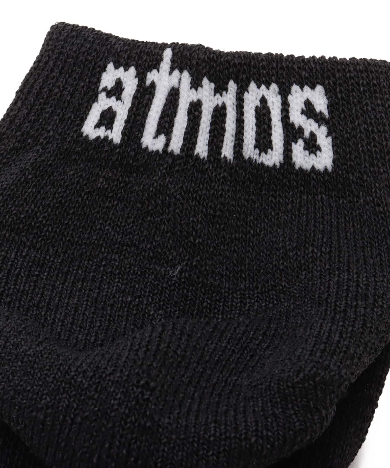 atmos Paper Yarn Ankle Socks BLACKの画像