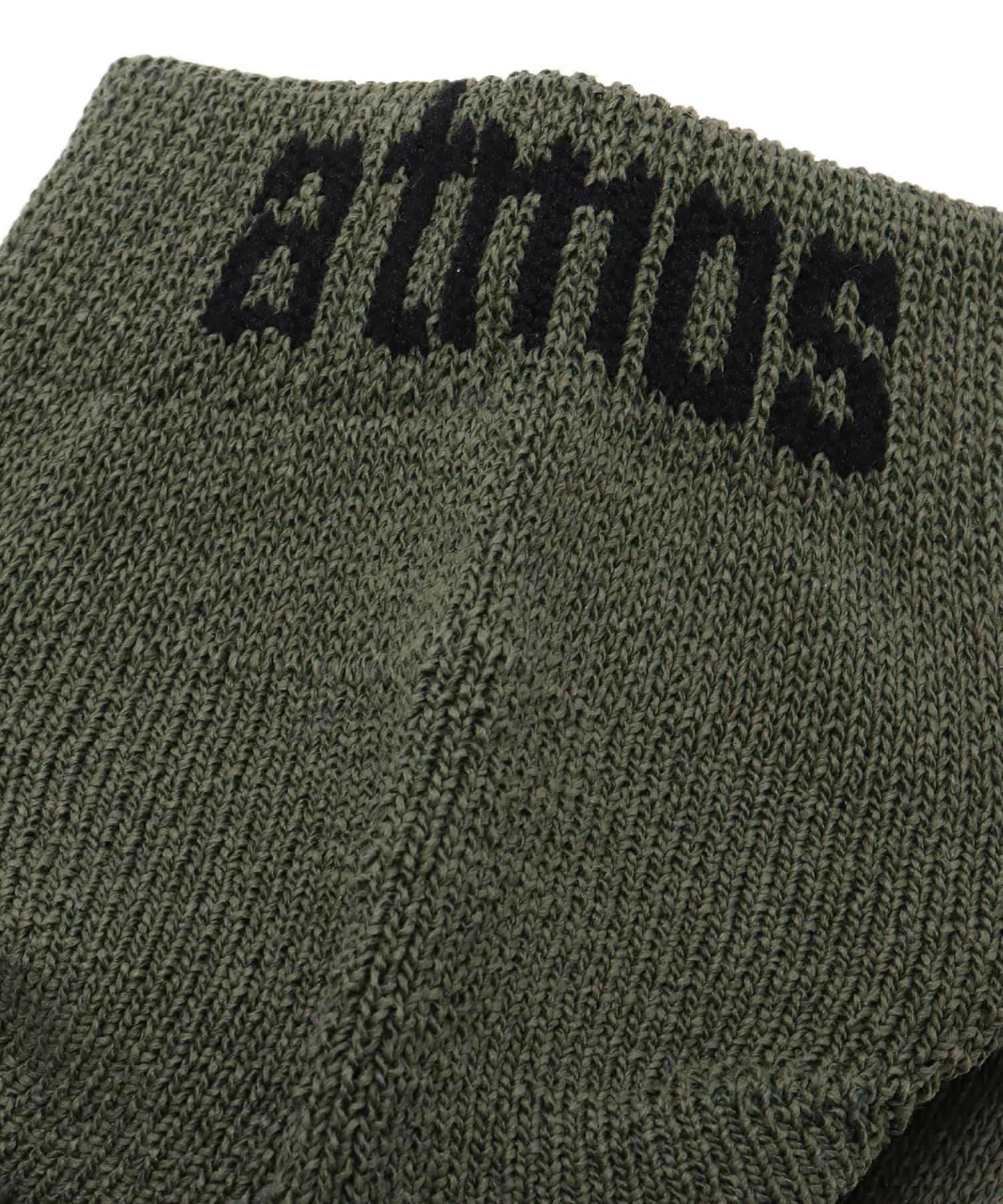 atmos Paper Yarn Ankle Socks KHAKIの画像