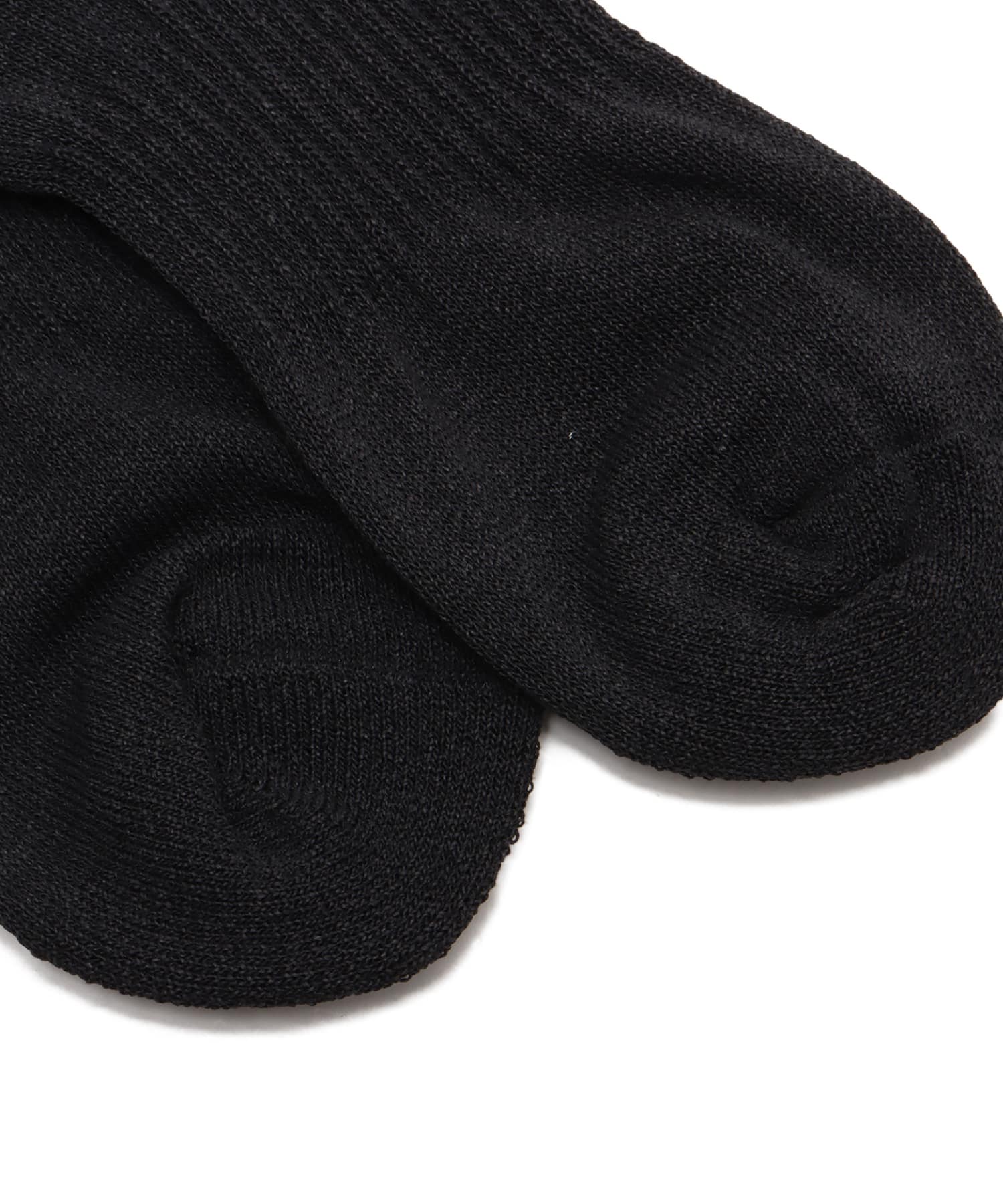 atmos Paper Yarn Quarter Length Socks BLACKの画像