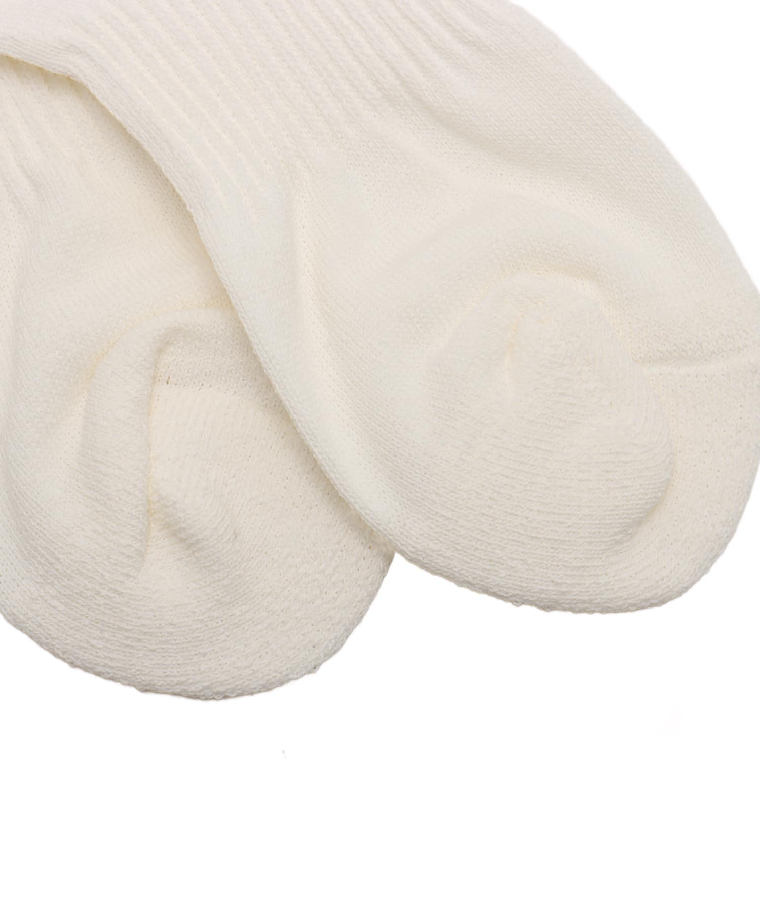 atmos Paper Yarn Quarter Length Socks WHITEの画像