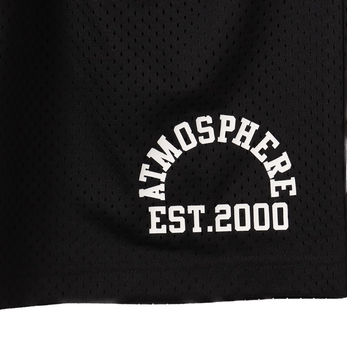 atmos × champion MESH Shorts BLACKの画像