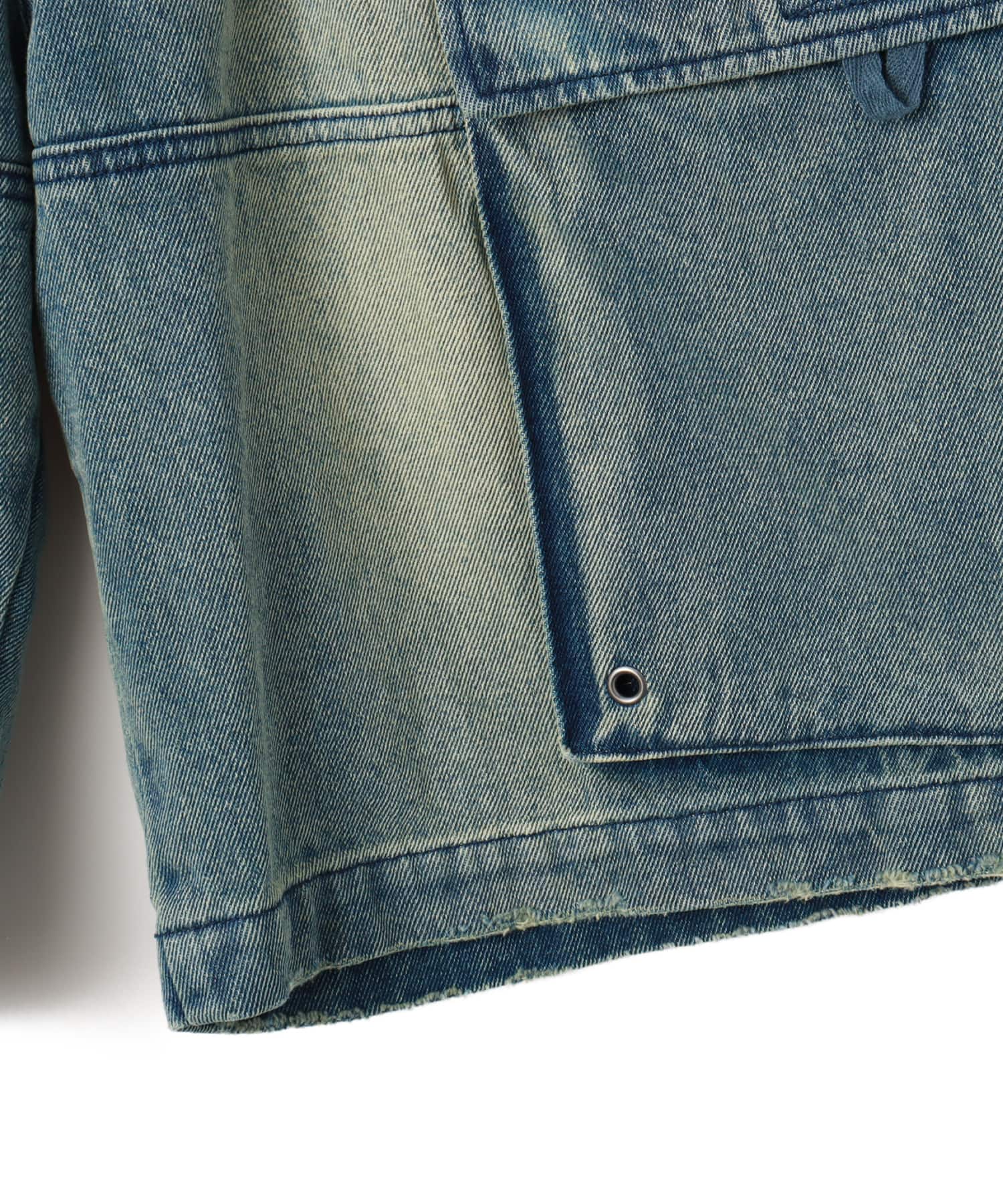 atmos Baggy Cargo Shorts BLUEの画像