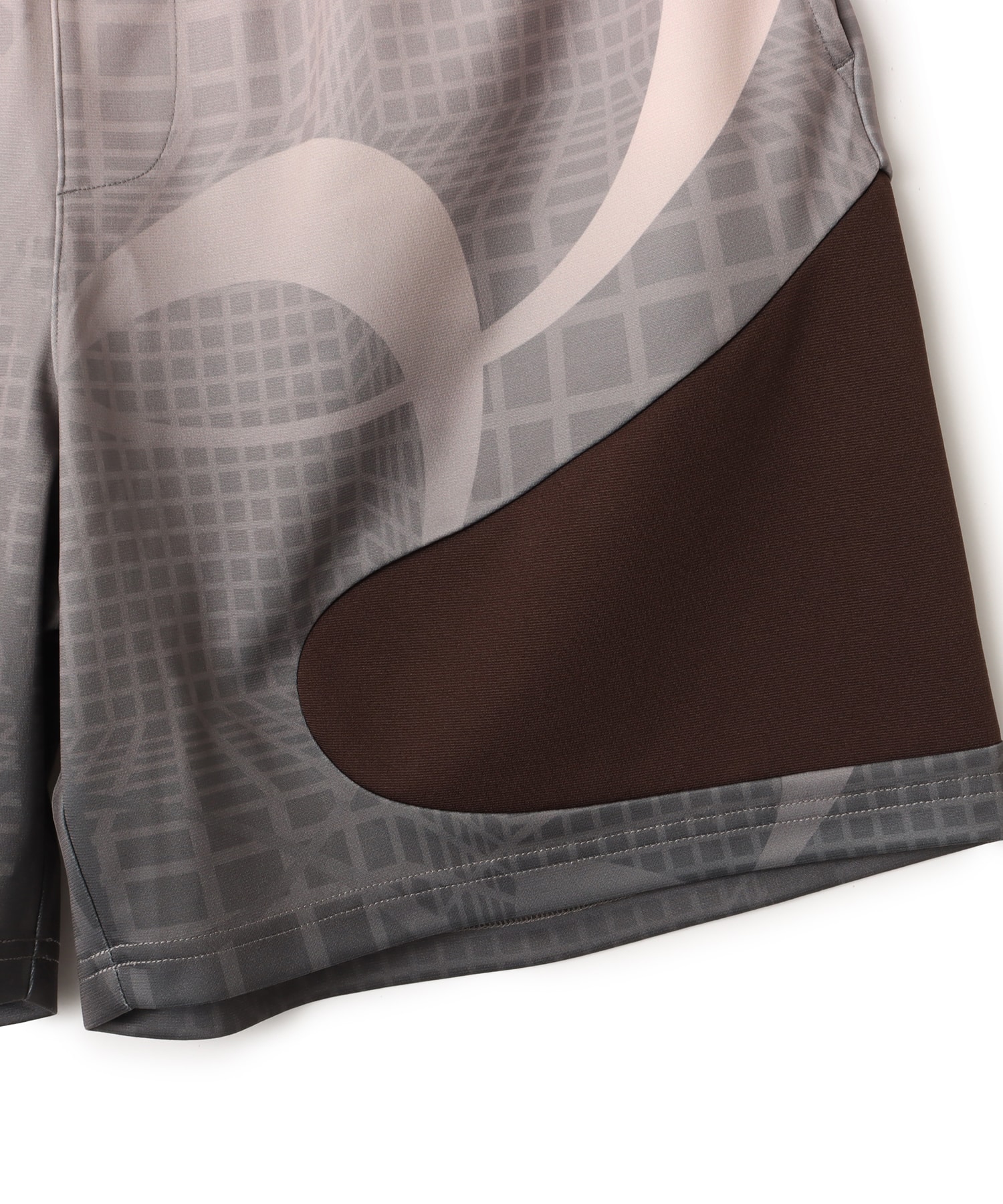 atmos Soccer Printed Shorts BROWNの画像