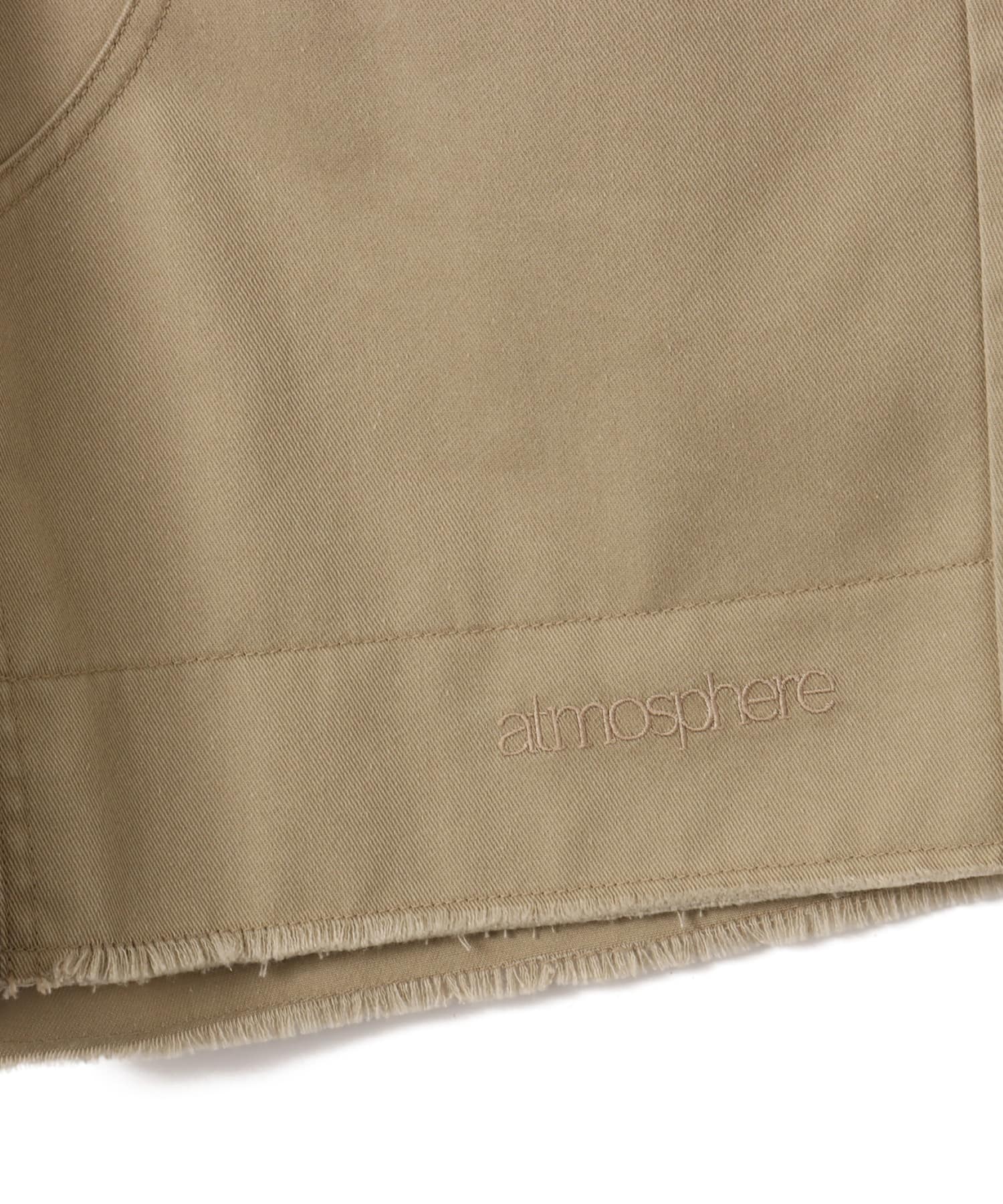 Dickies x atmos EASY DOUBLE KNEE PAINTER SHORTS BEIGEの画像