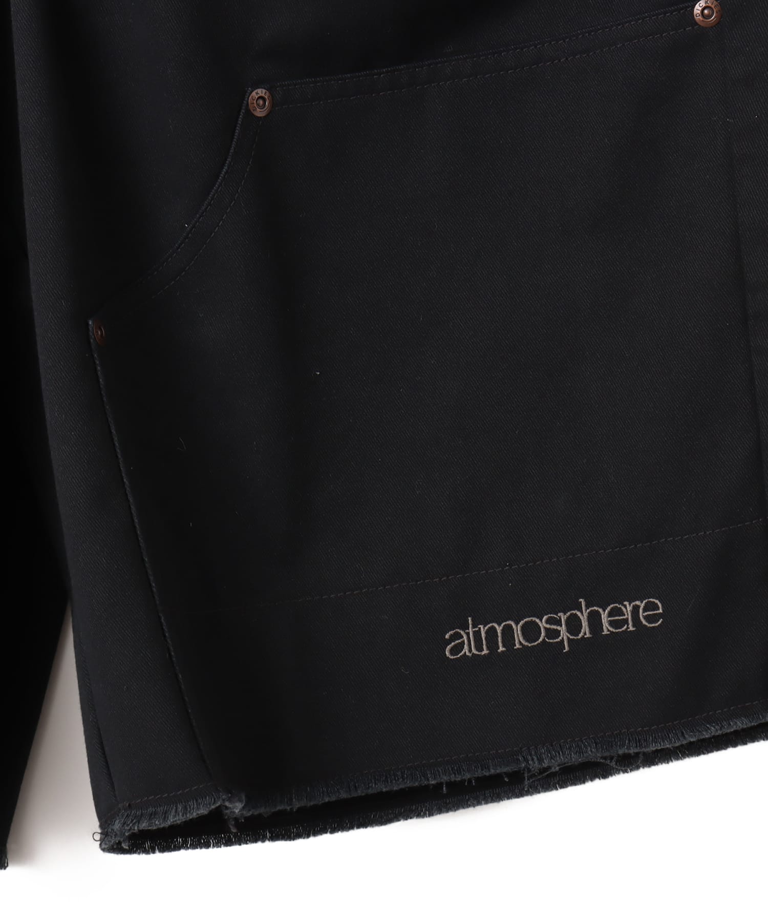 Dickies x atmos EASY DOUBLE KNEE PAINTER SHORTS BLACKの画像