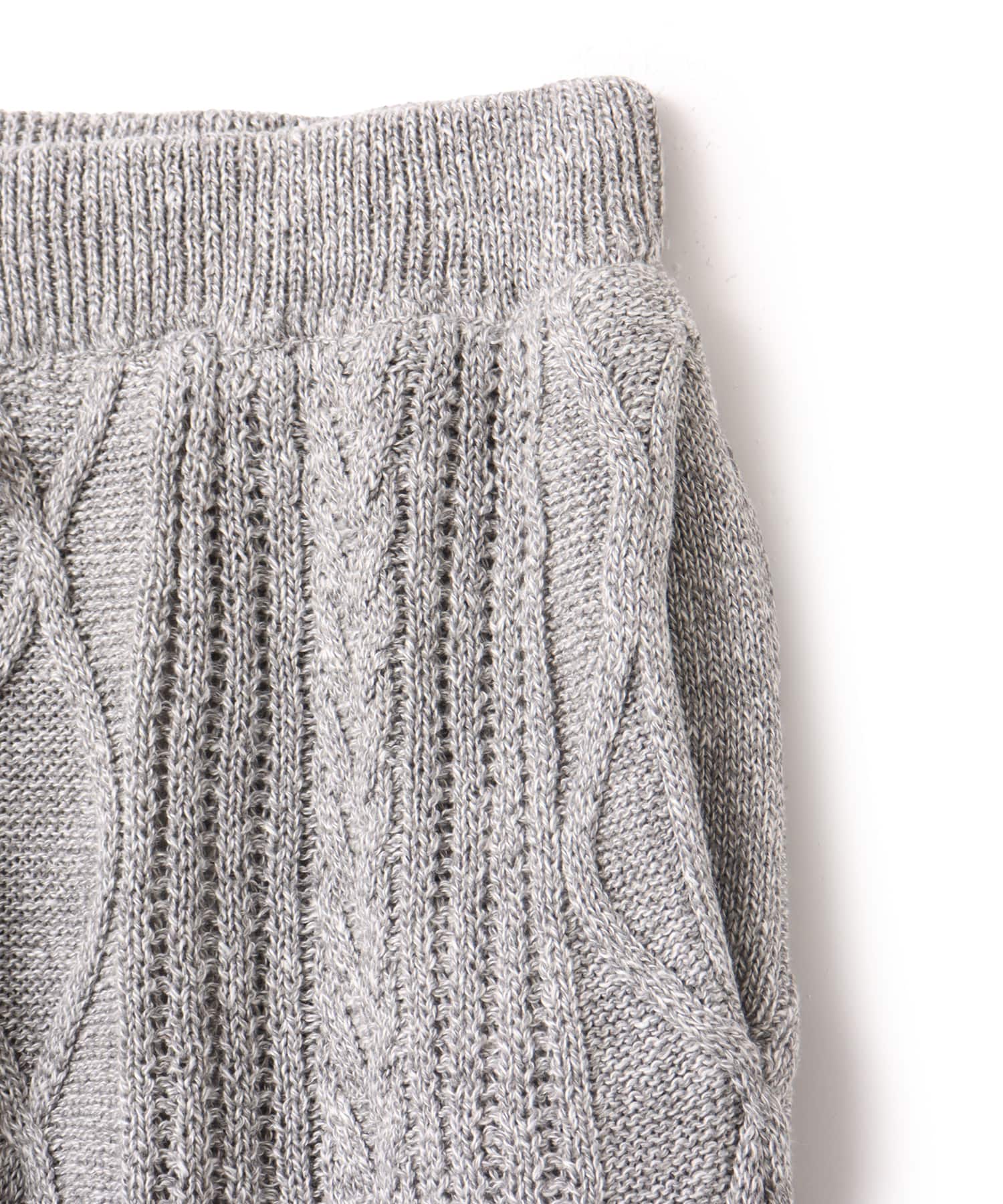 atmos Cable Knit Short Pants GRAYの画像