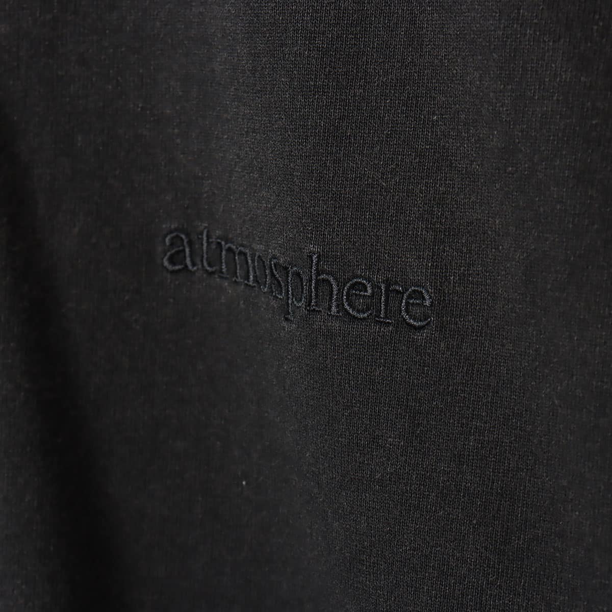 atmos × champion PIGMENT T-shirt LIGHT BLACKの画像