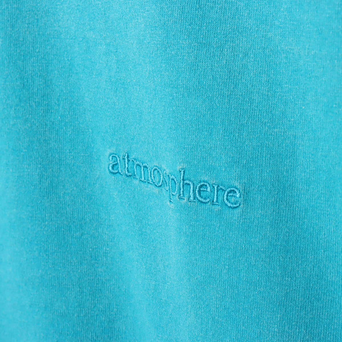 atmos × champion PIGMENT T-shirt LIGHT GREENの画像