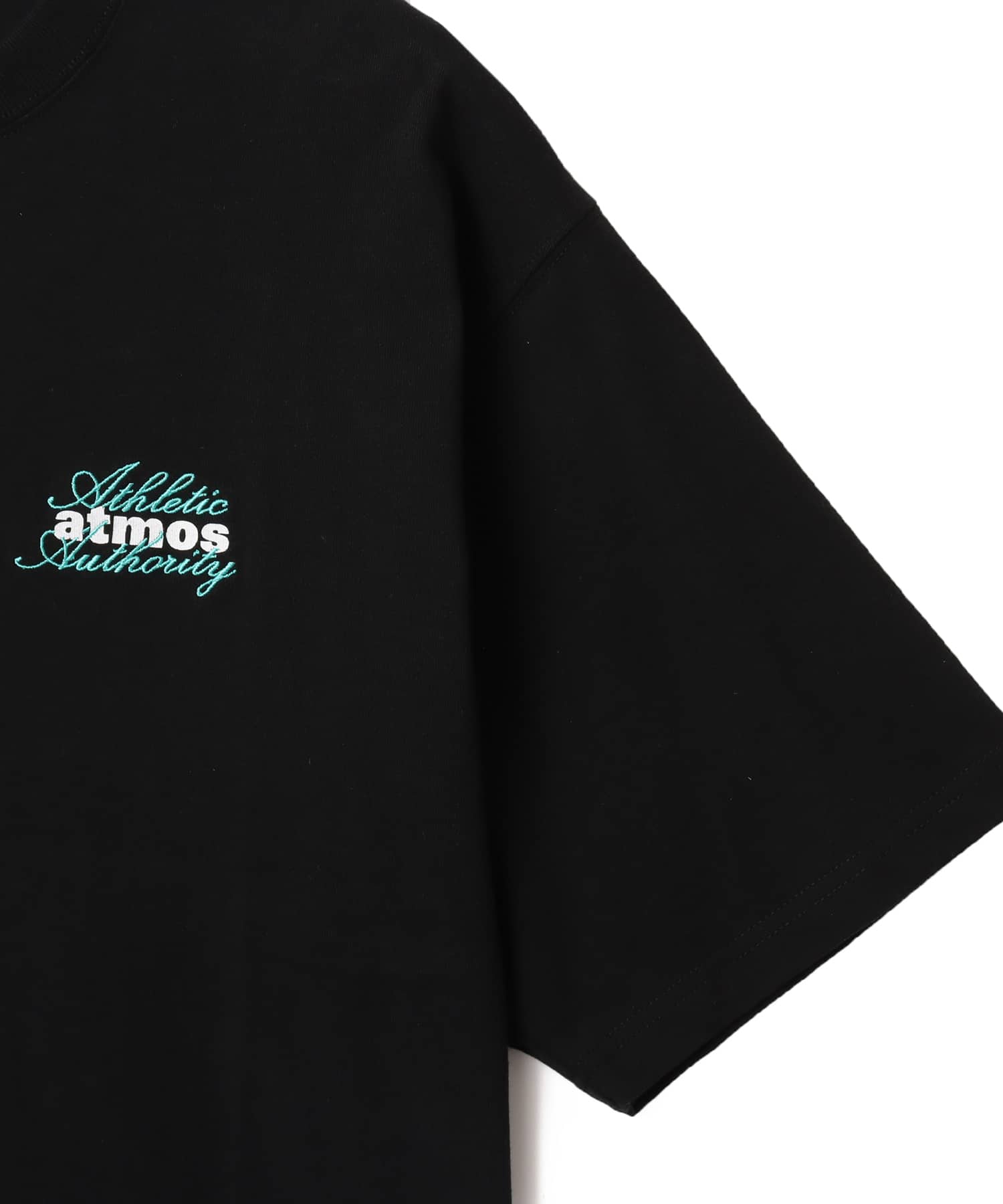 atmos Print & Embroidery T-shirt BLACKの画像