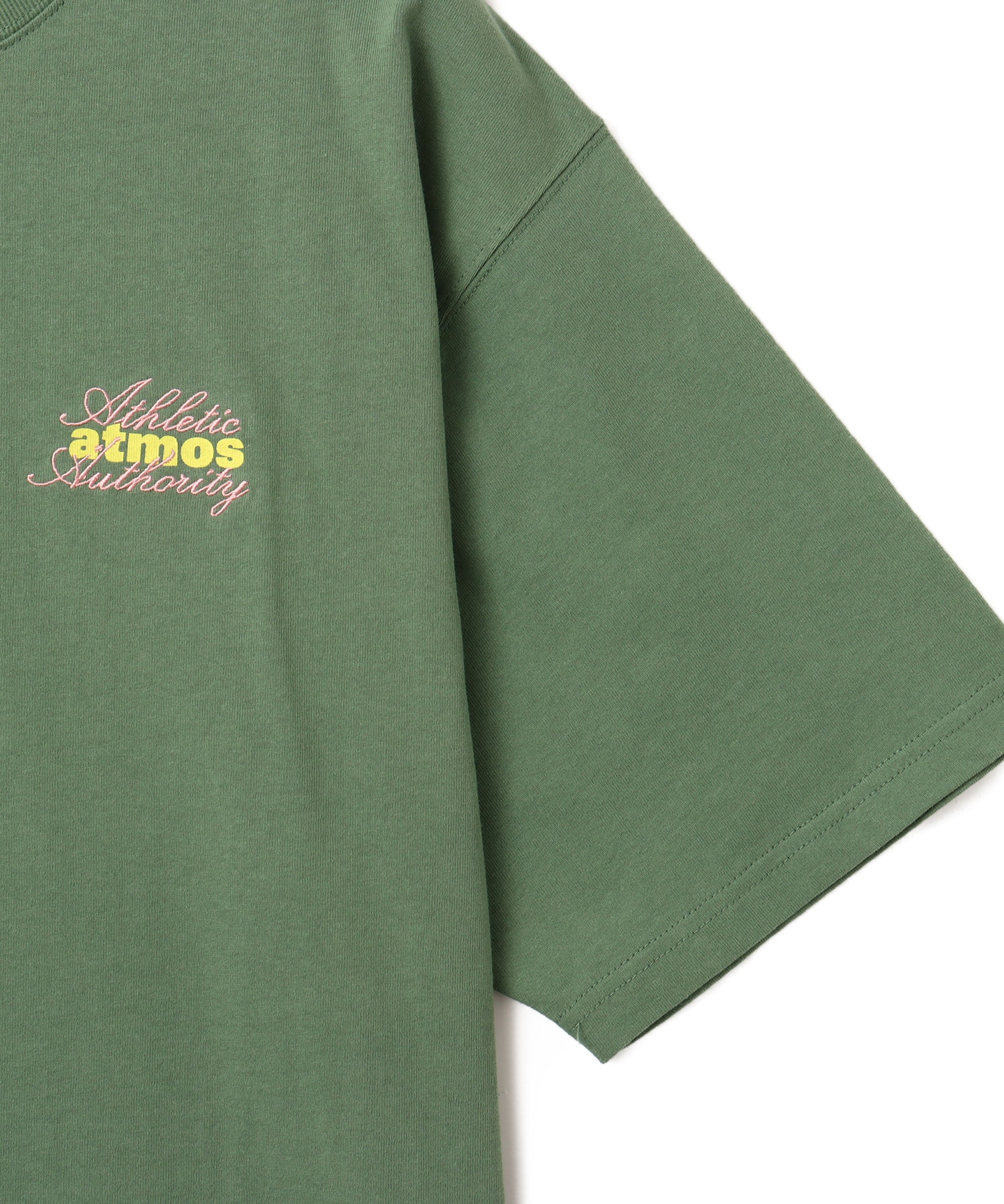 atmos Print & Embroidery T-shirt KHAKIの画像