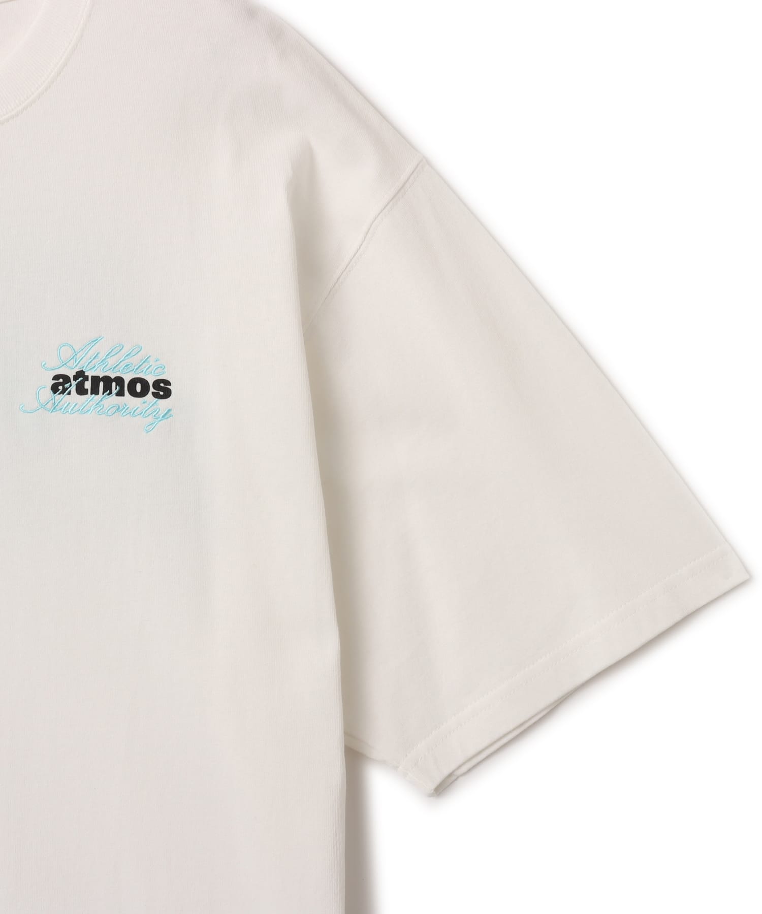 atmos Print & Embroidery T-shirt WHITEの画像