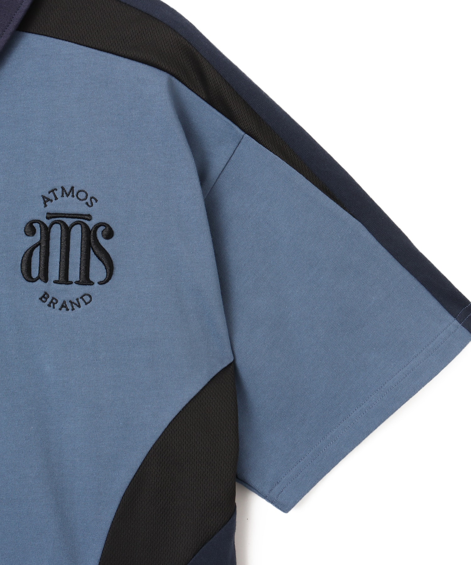 atmos Rugger Shirt BLUEの画像