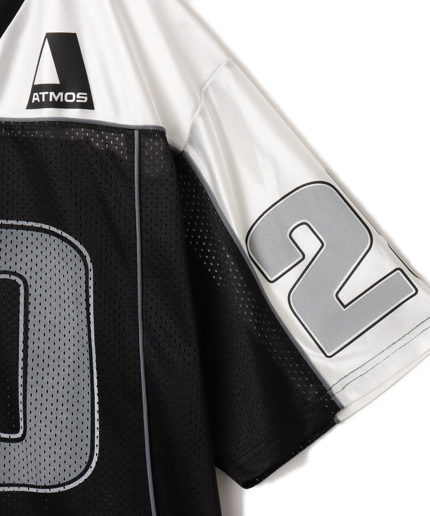 atmos Mesh Football Shirt BLACKの画像