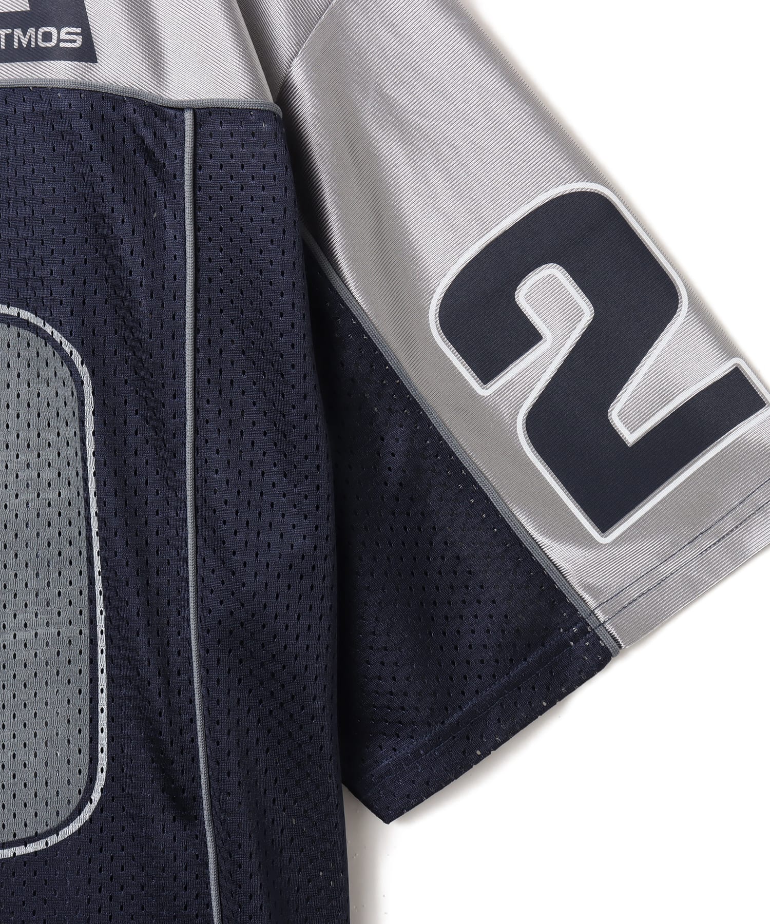 atmos Mesh Football Shirt NAVYの画像