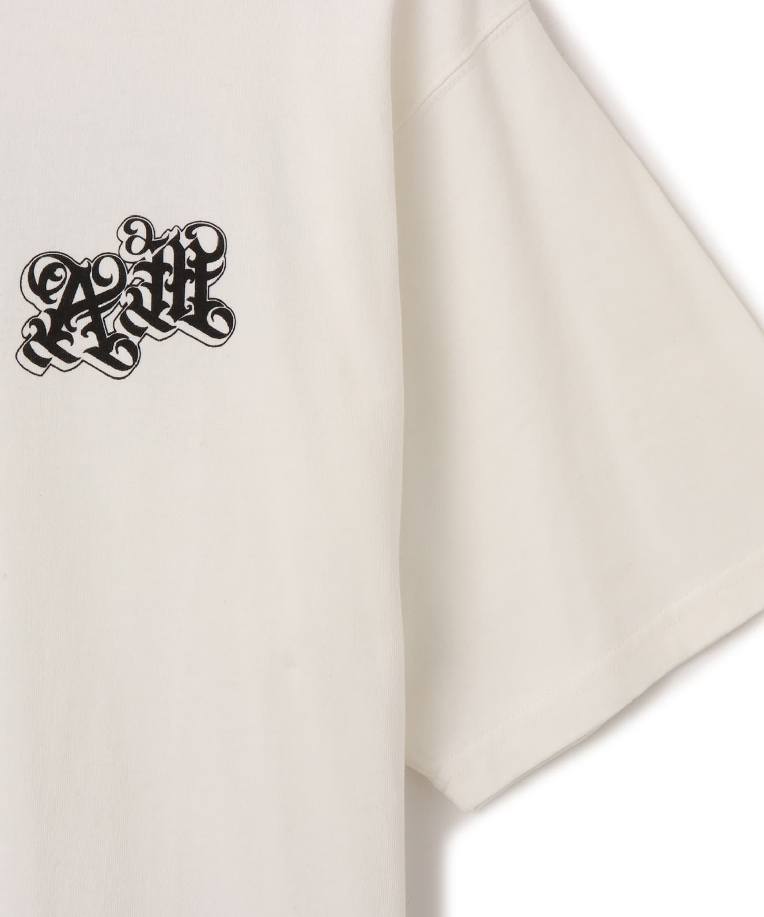 atmos New Old English Logo T-Shirt WHITEの画像