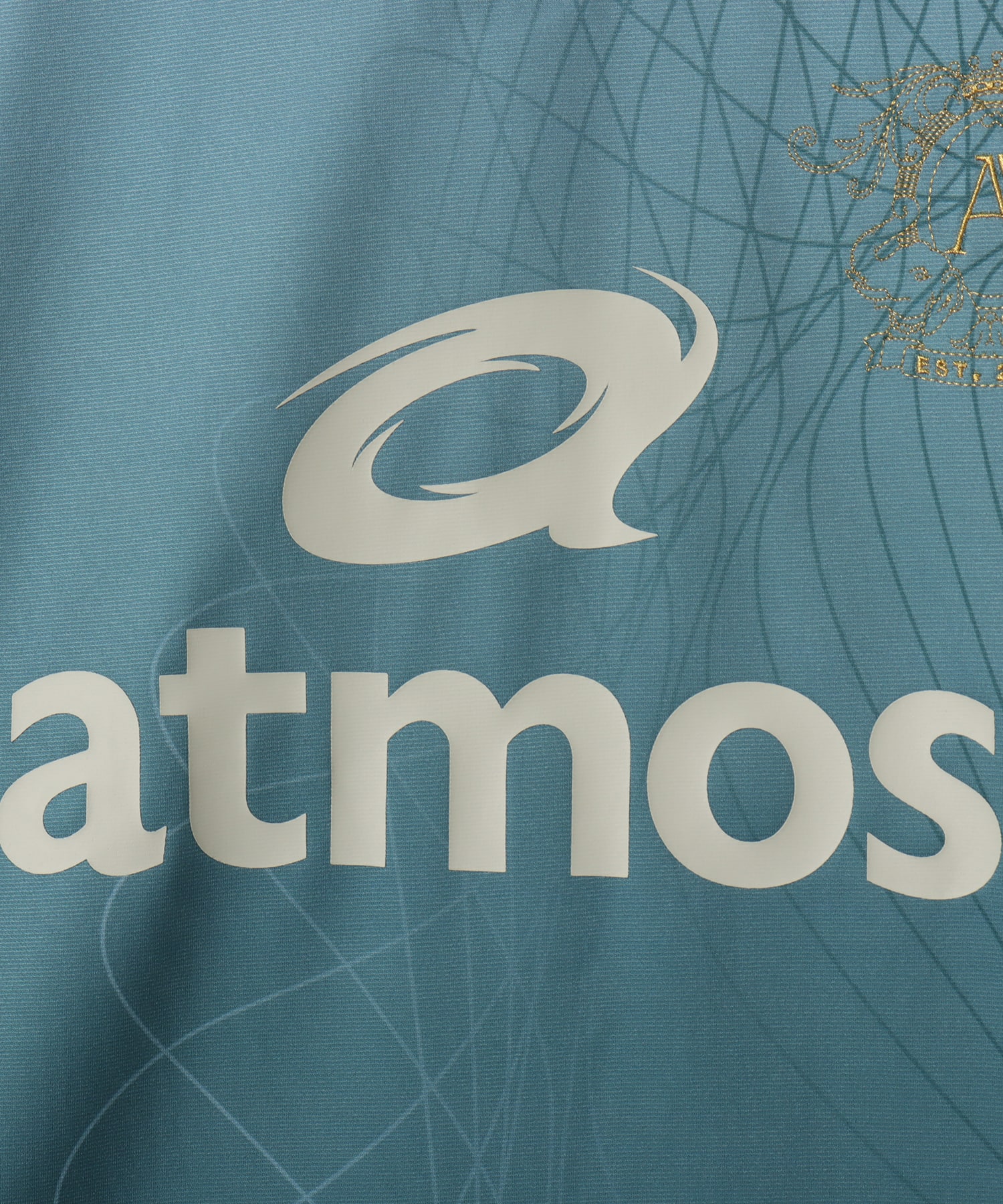 atmos Soccer Jersey Game Polo Shirt GREENの画像