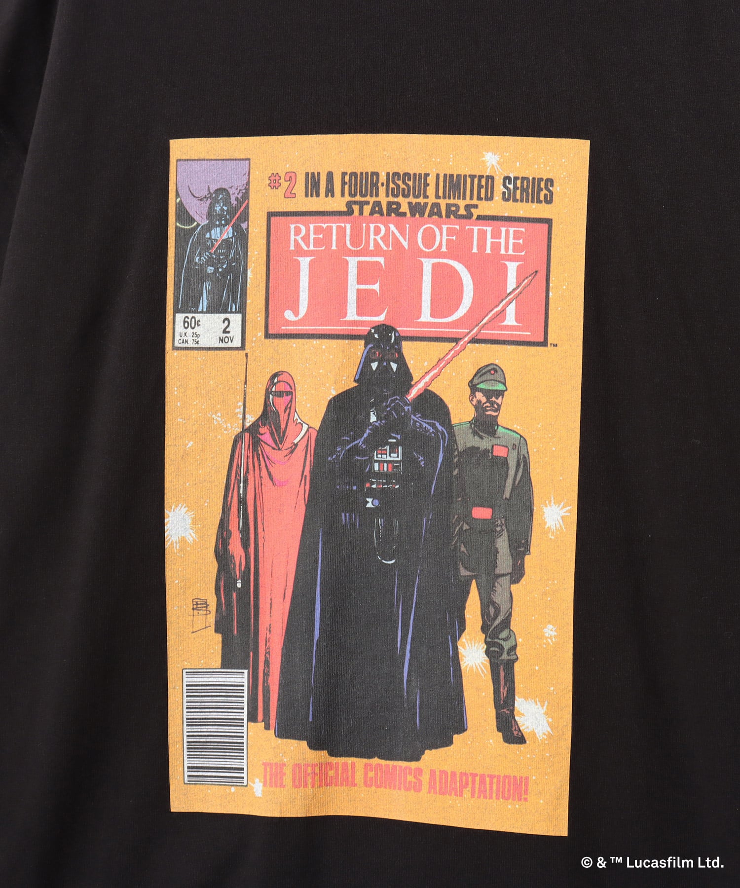 atmos [STAR WARS] Comic Book #2 T-shirt BLACKの画像