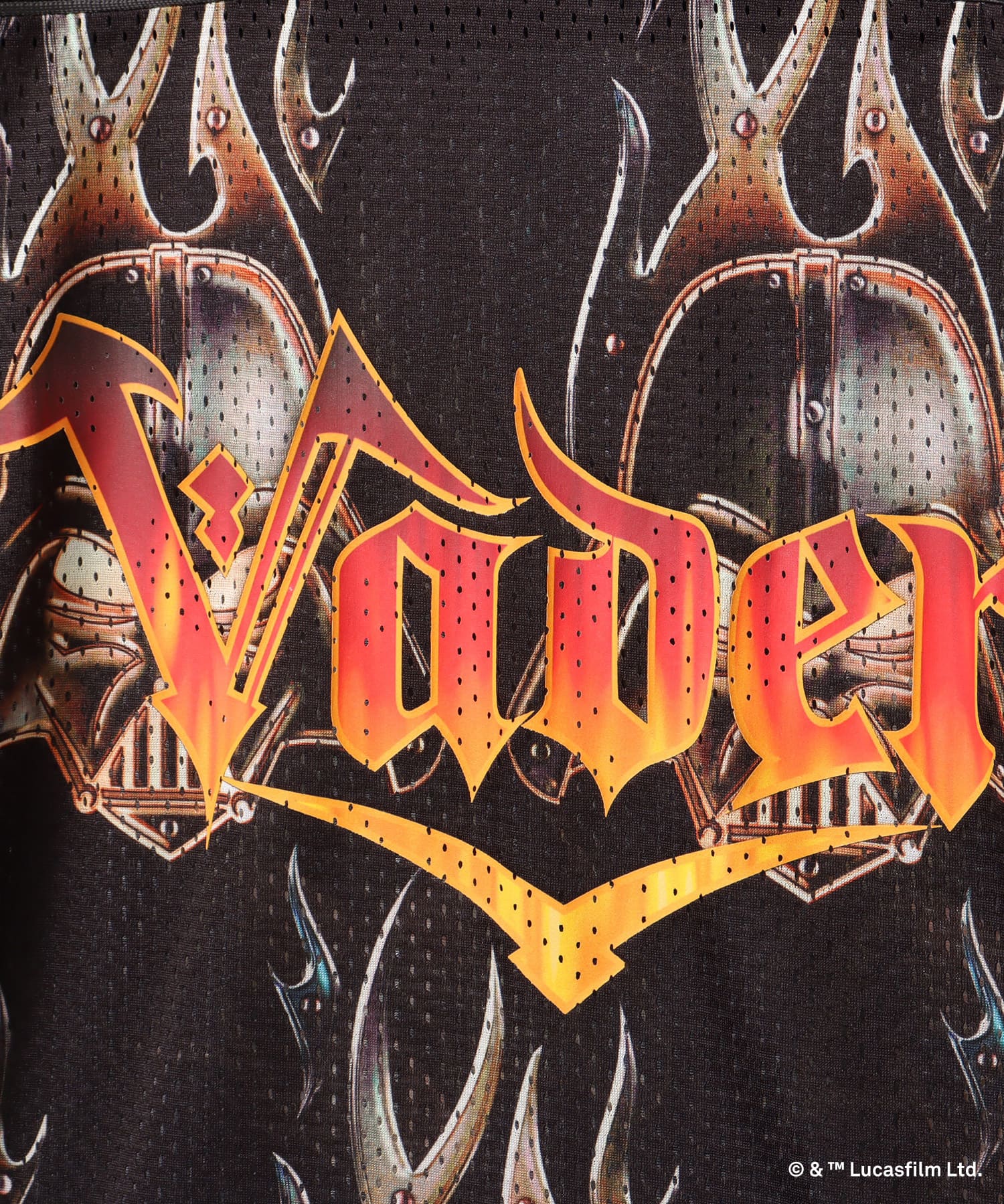 atmos [STAR WARS] Football Shirt BLACKの画像