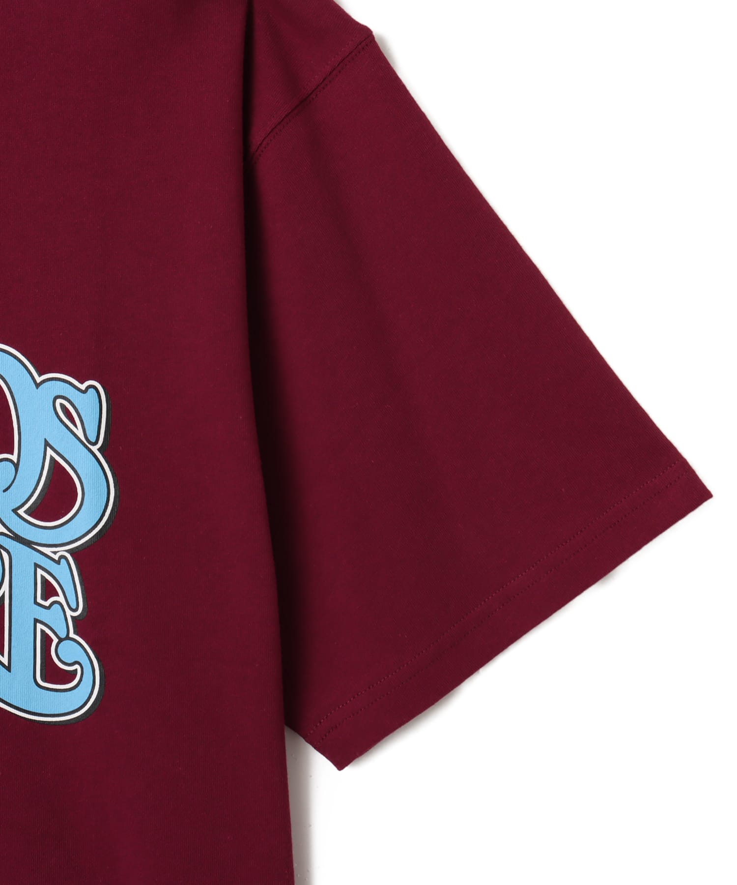 atmos atmosphere T-shirt BURGUNDYの画像