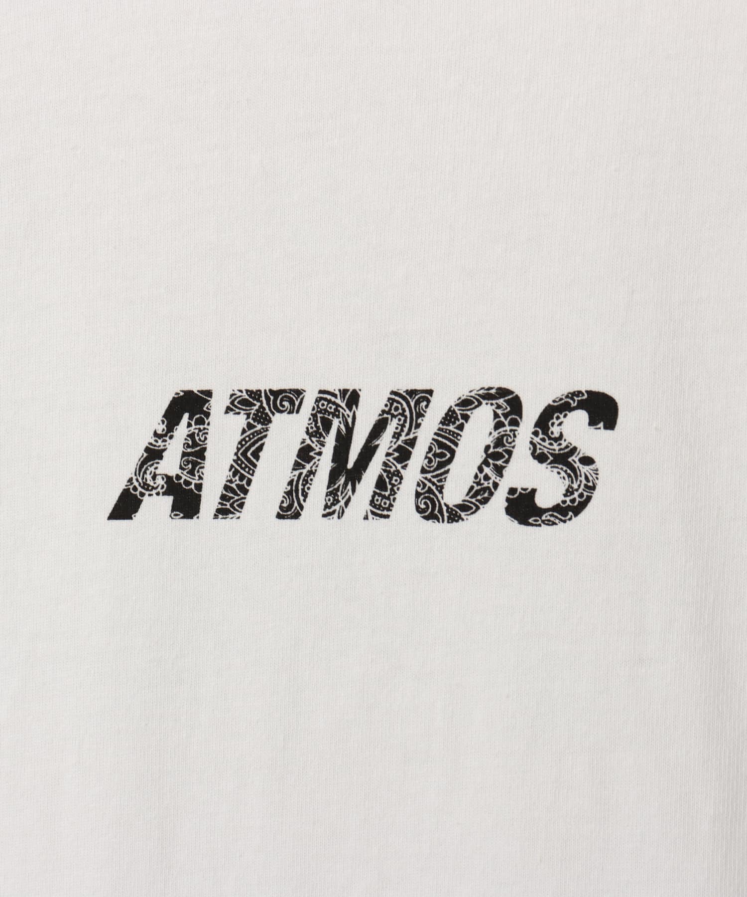 atmos Bandana Print T-shirt WHITEの画像