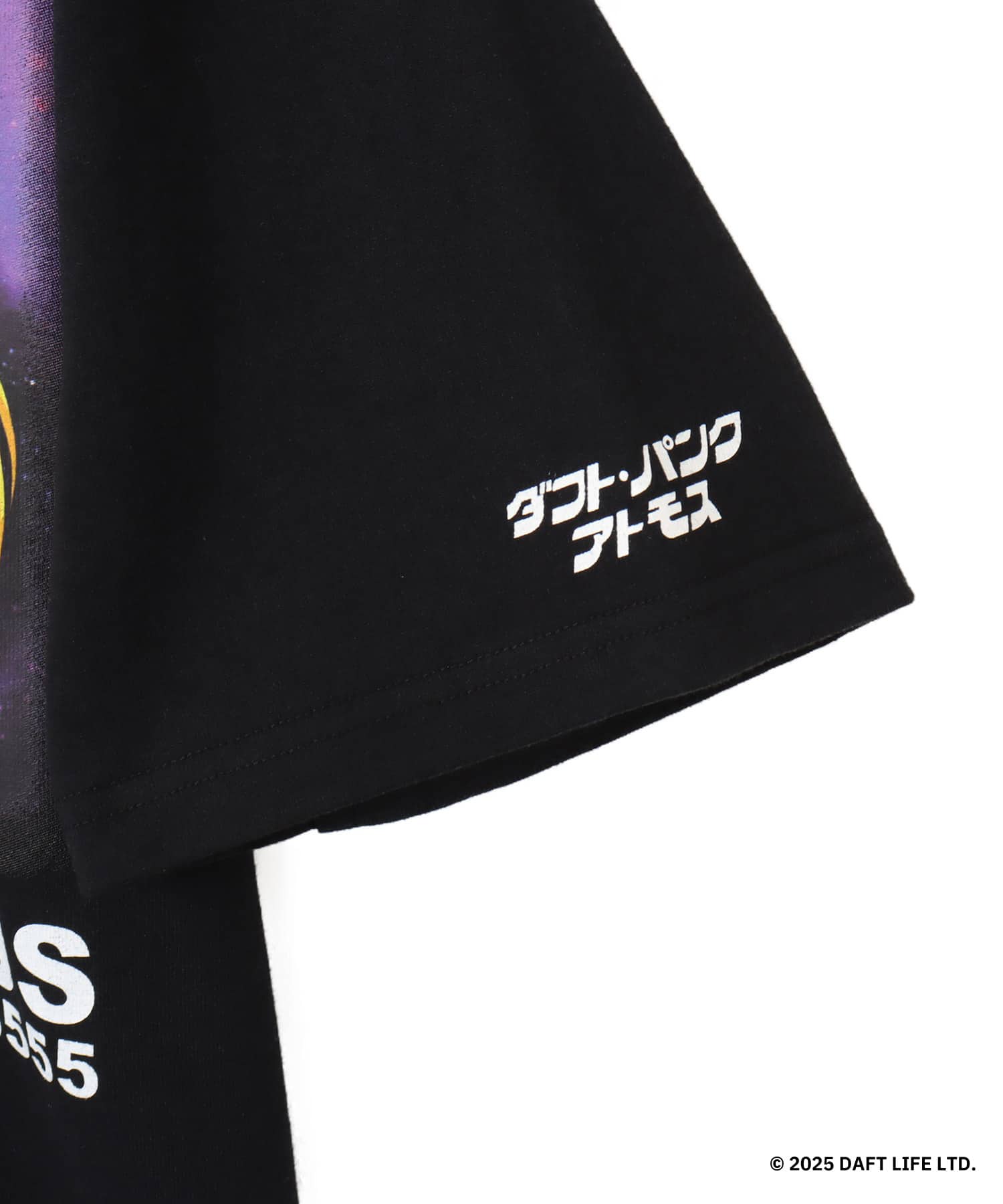 atmos x Daft Punk Something About Us T-shirt BLACKの画像