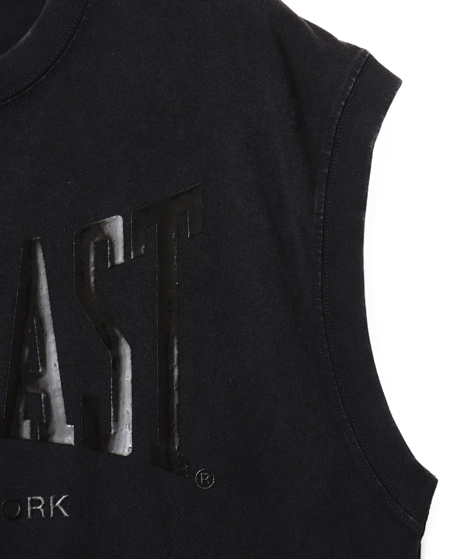 atmos x EVERLAST Vintage Finish NS T-shirt BLACKの画像