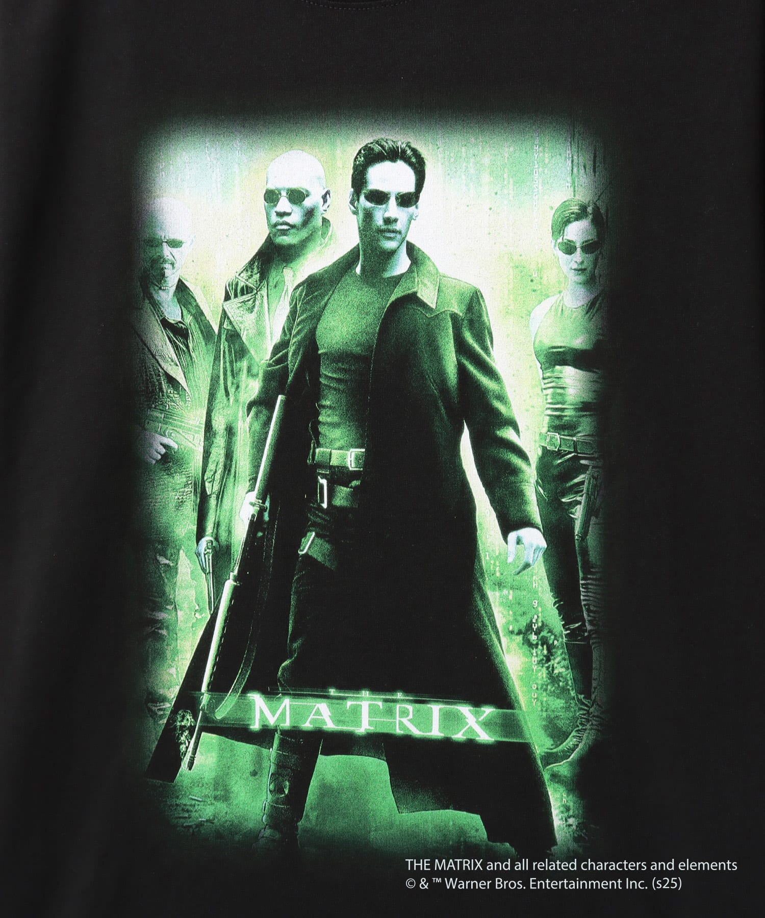 atmos x The Matrix T-shirt 1 BLACKの画像