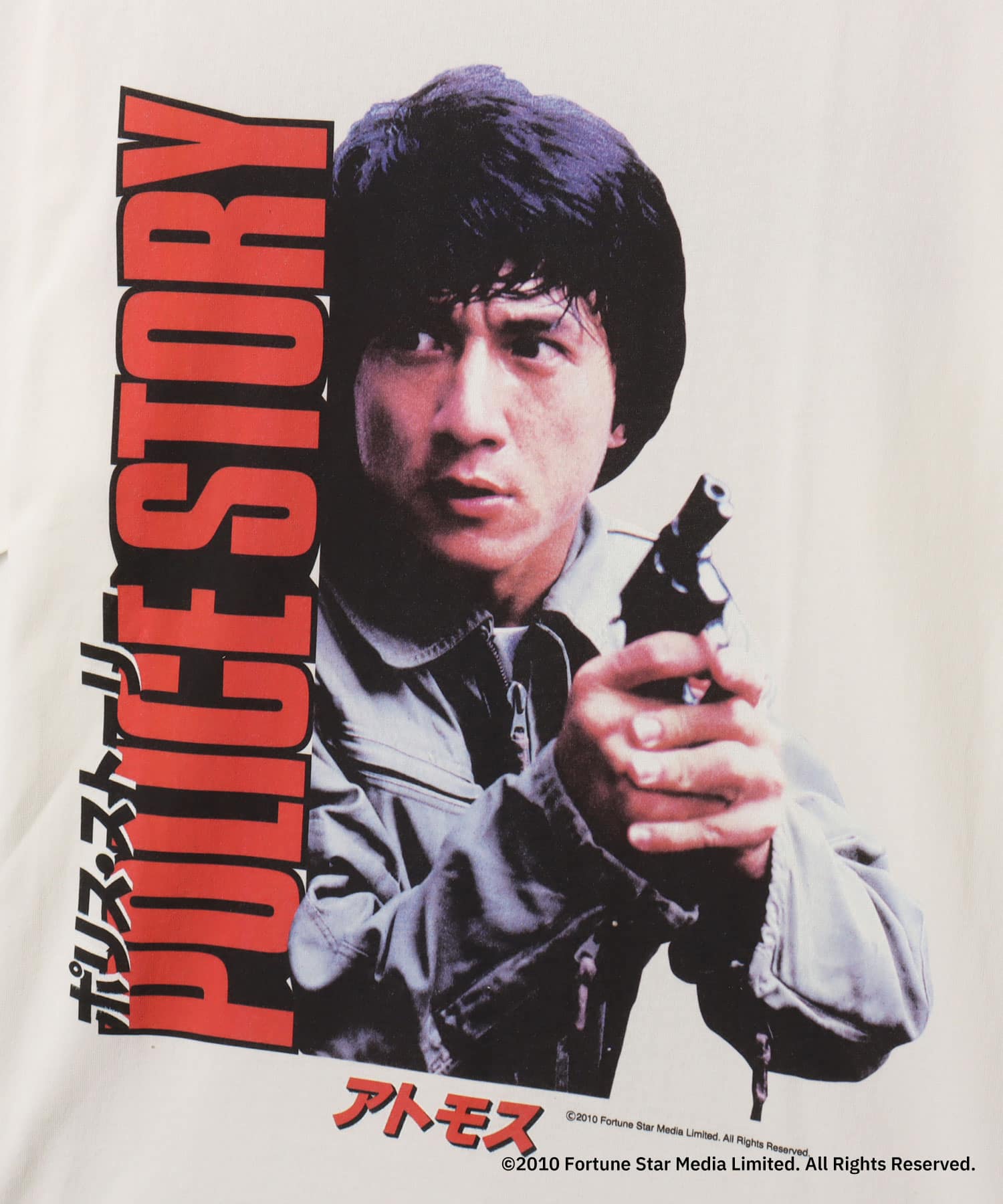 POLICE STORY x atmos T-shirt WHITEの画像