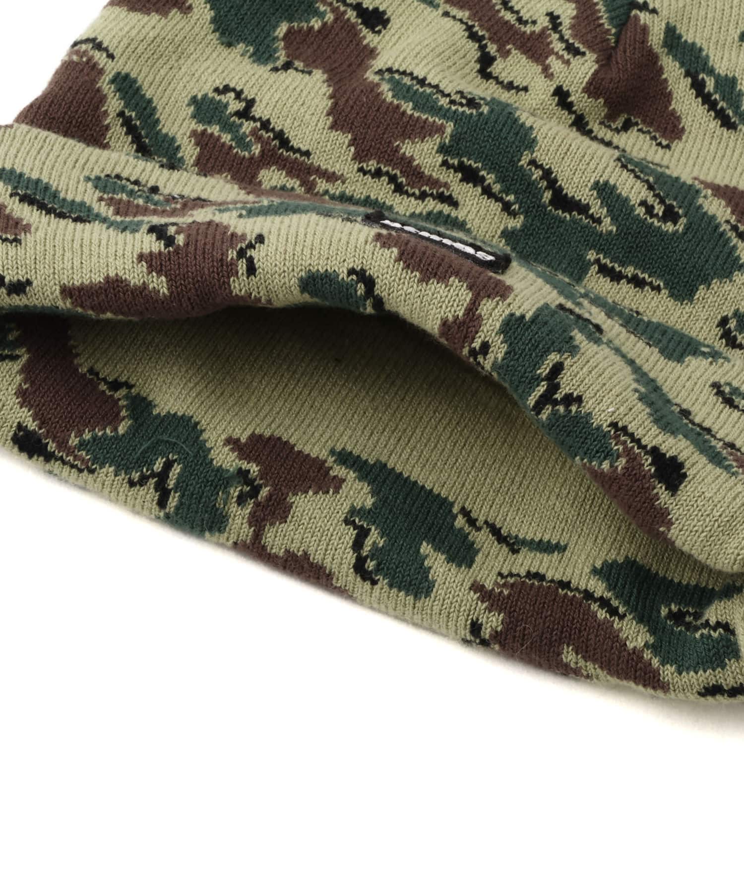 atmos Embroidery Patch Beanie CAMOUFLAGE KHAKIの画像