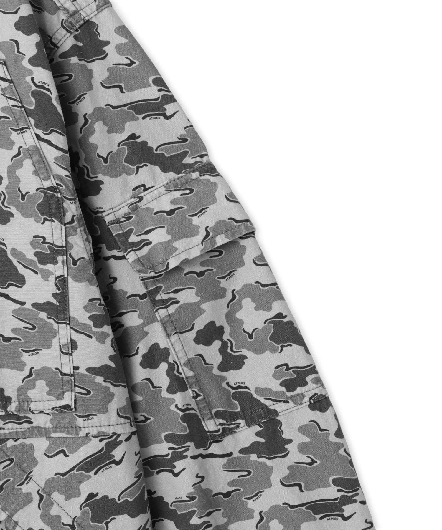 atmos Cotton Military Jacket CAMOUFLAGE GRAYの画像