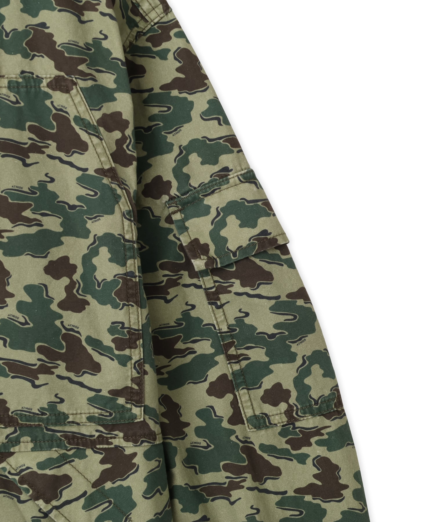 atmos Cotton Military Jacket CAMOUFLAGE KHAKIの画像