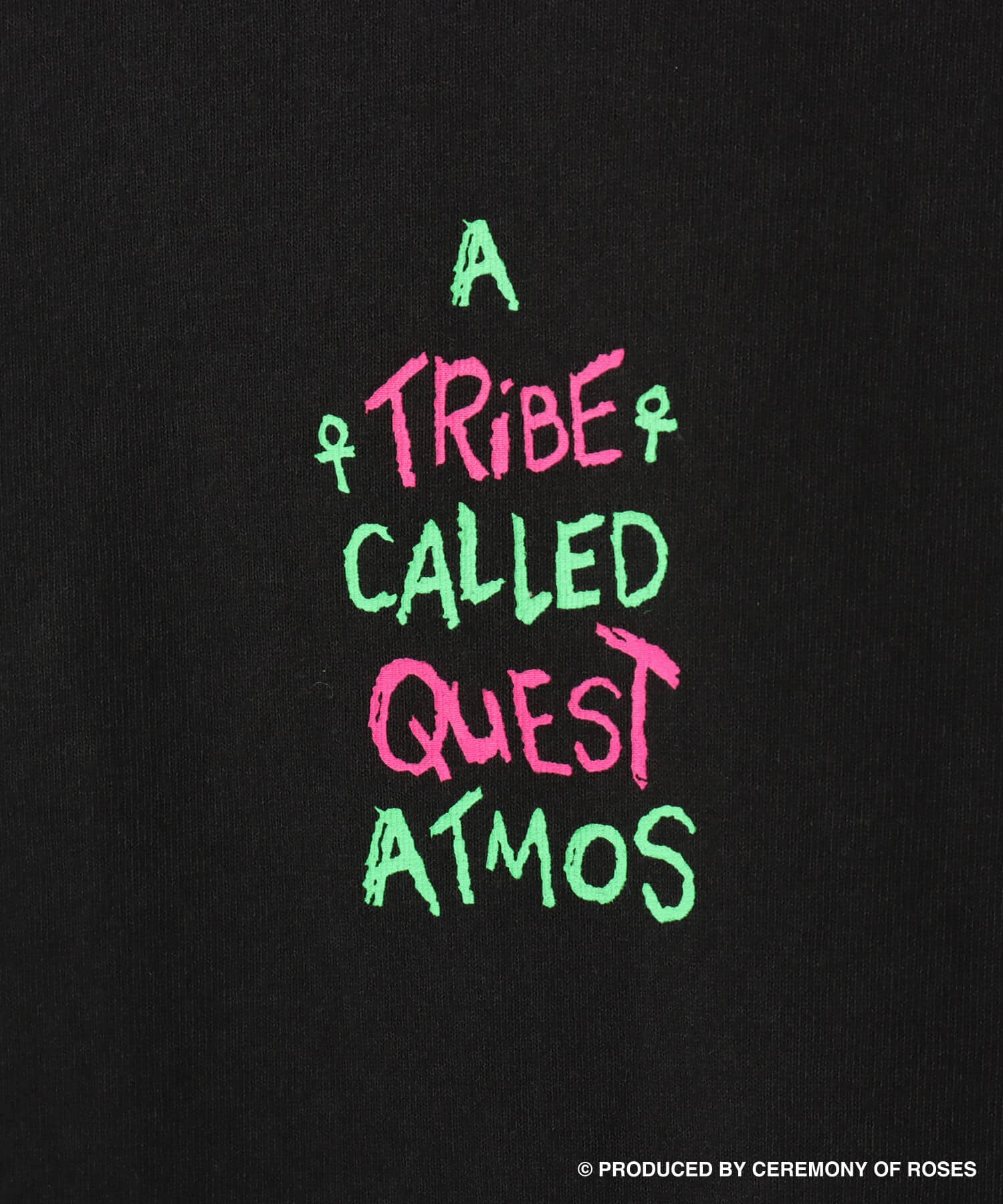 atmos x ATCQ Bonita Applebum  L/S T-shirt BLACKの画像