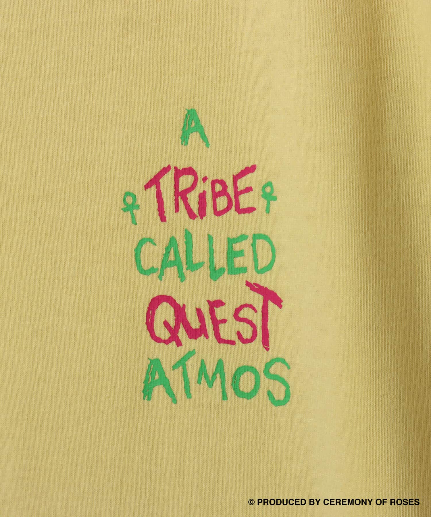 atmos x ATCQ Bonita Applebum  L/S T-shirt YELLOWの画像
