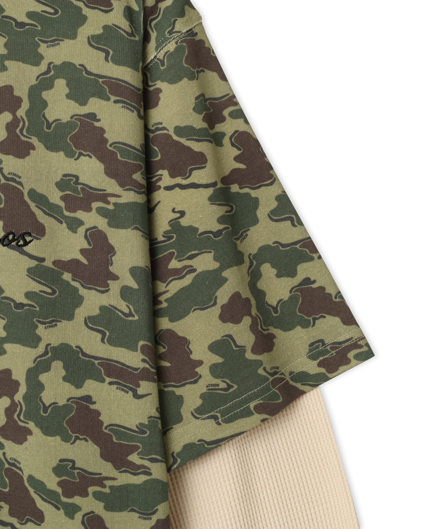 atmos Layered Sleeves LS T-shirt CAMOUFLAGEの画像