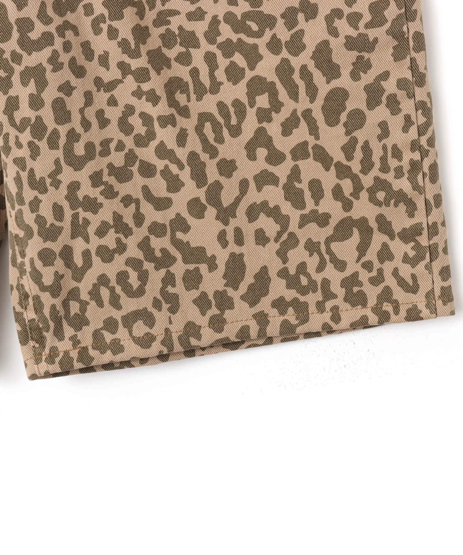 atmos Leopard Pattern Baggy Shorts KHAKIの画像