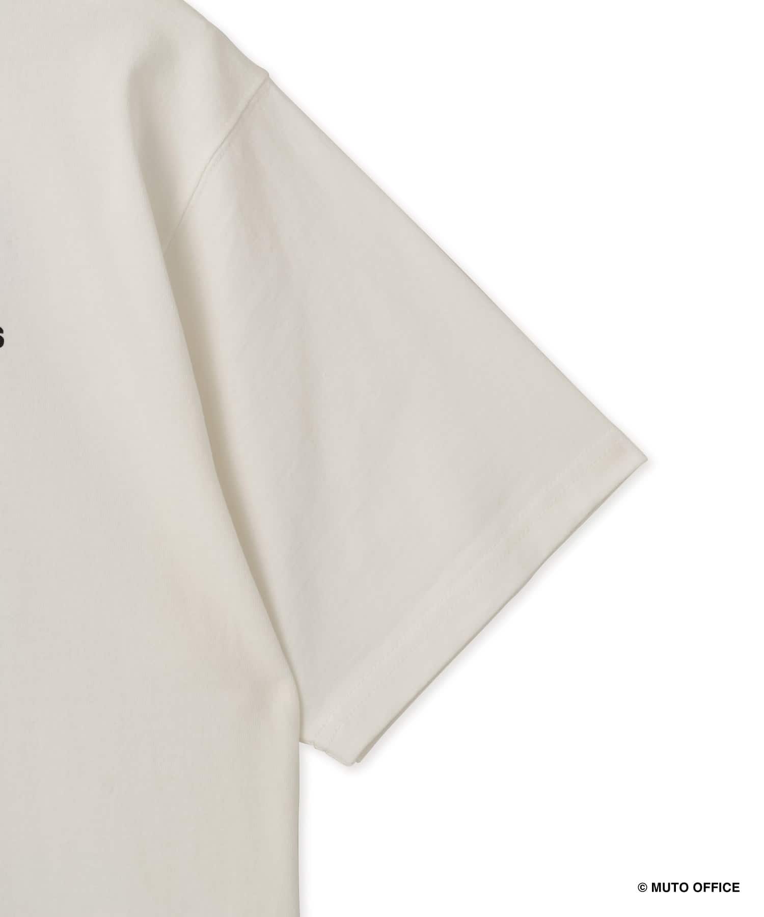 GREAT MUTA x atmos T-shirt WHITEの画像