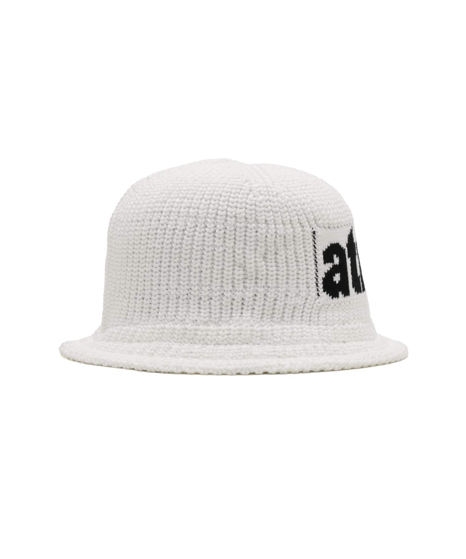 atmos Logo Print Vacation Hat WHITEの画像