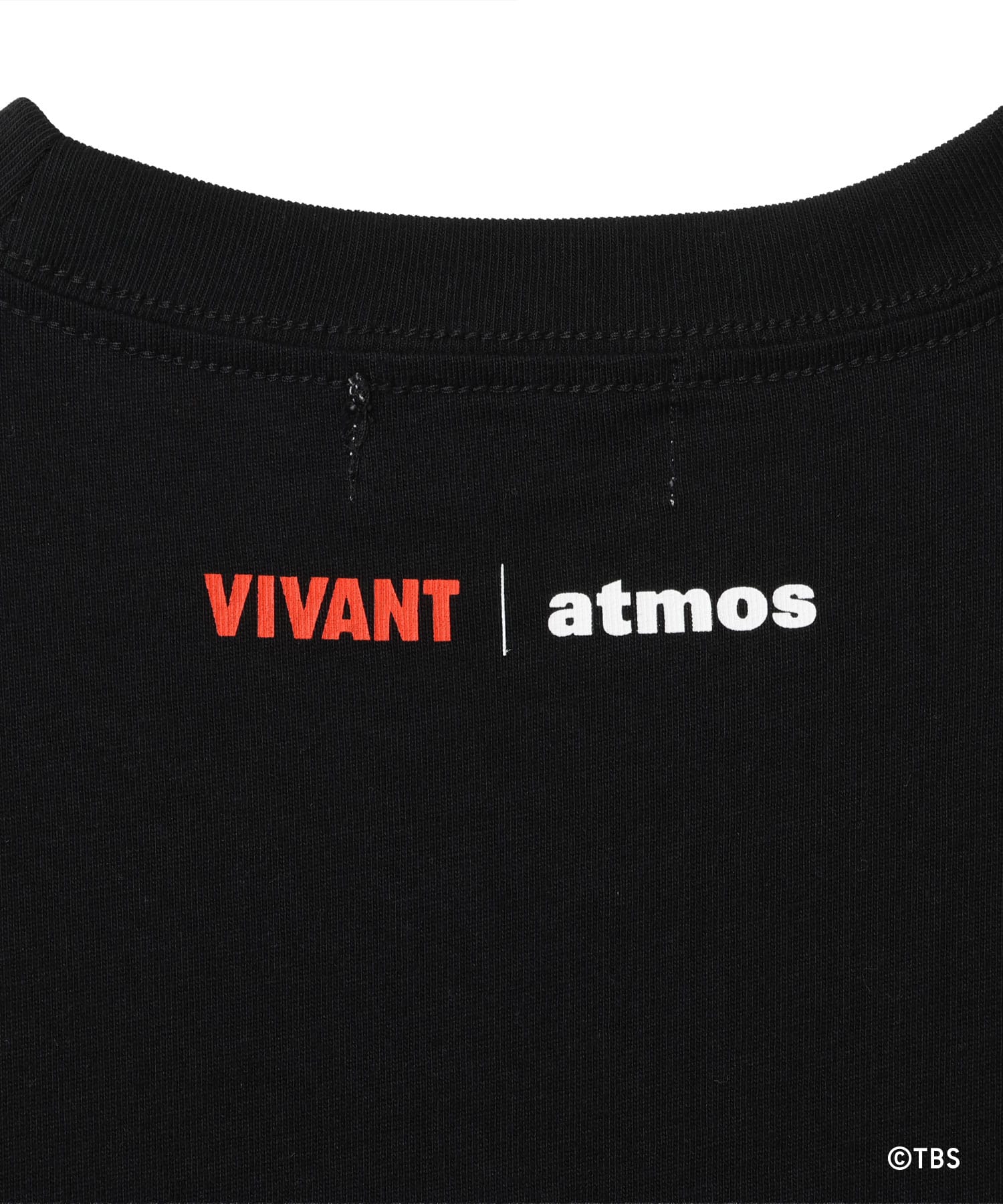 VIVANT x atmos Patch Logo T-shirt BLACKの画像