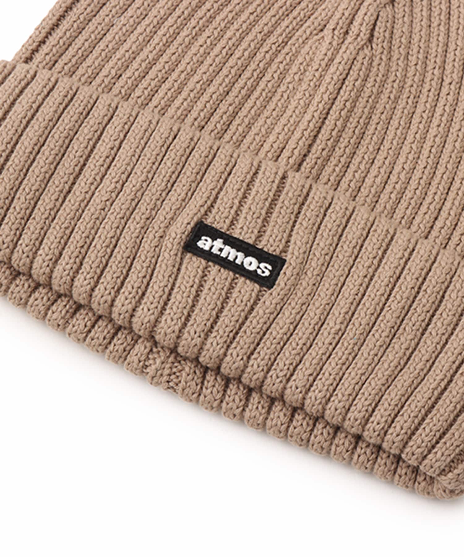 atmos Cotton Knit Cap BEIGEの画像